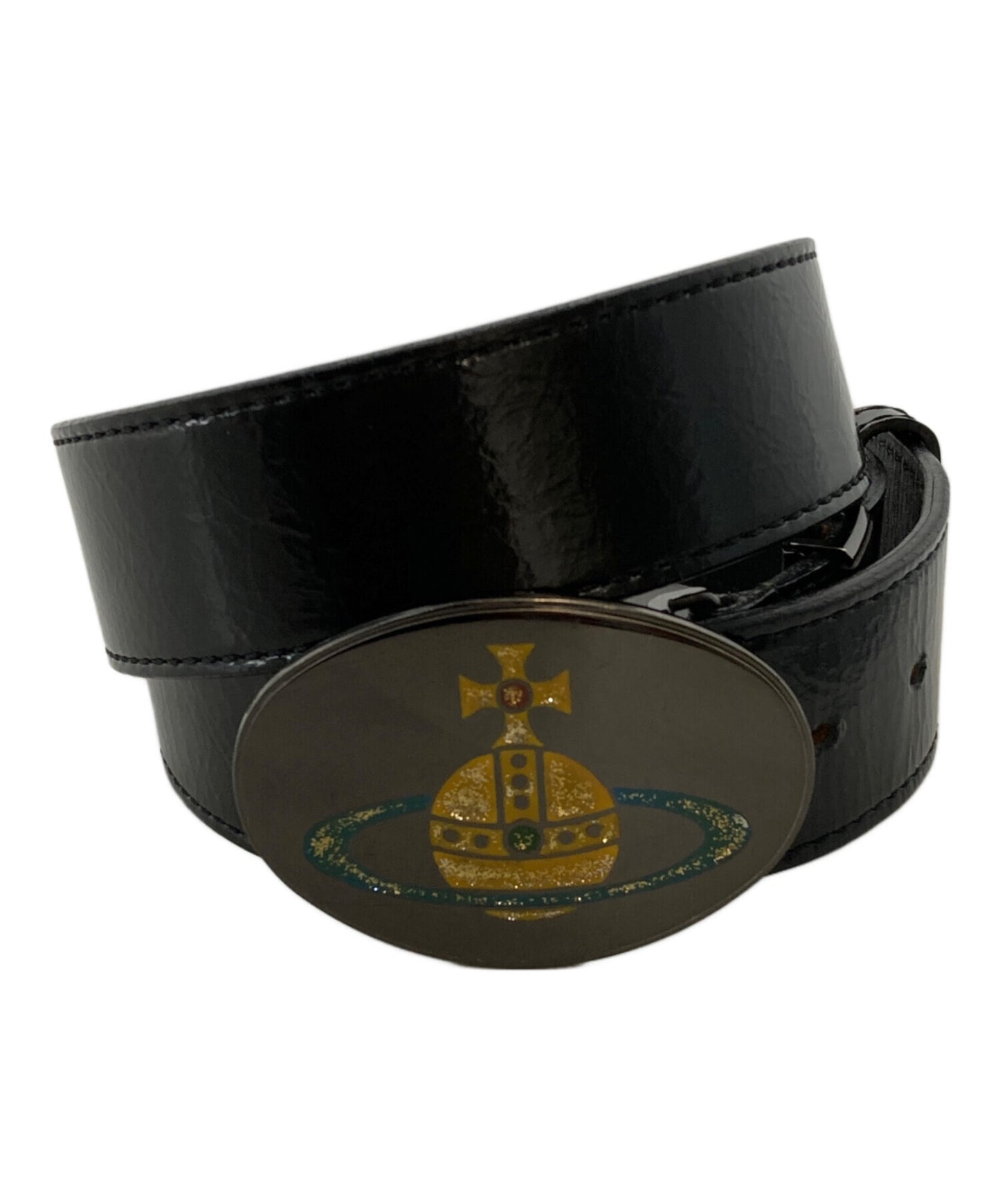 [Pre-owned] Vivienne Westwood man Orb Emblem Belt