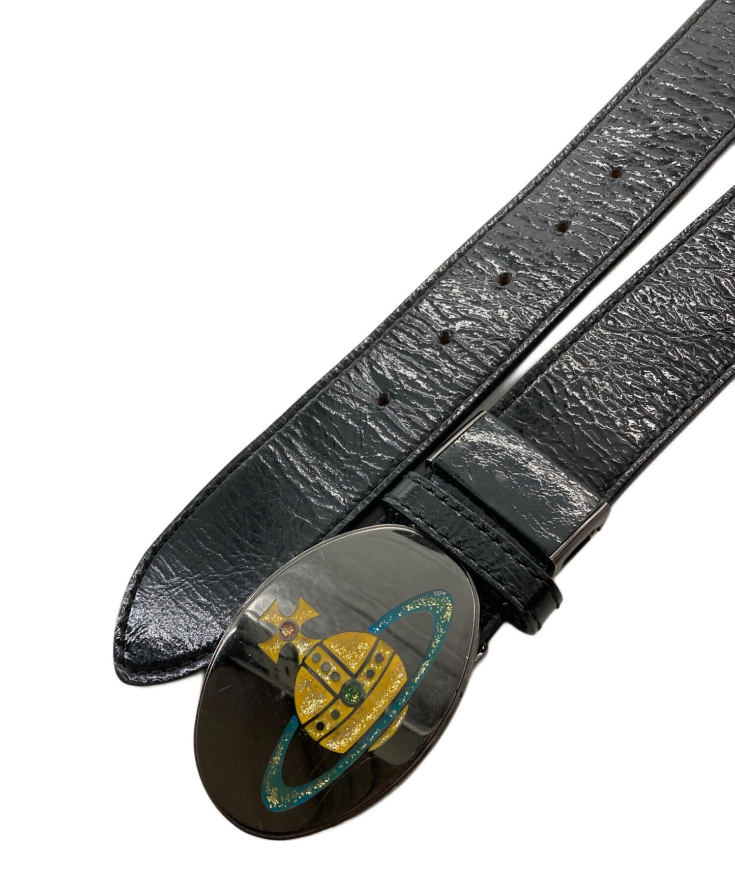 [Pre-owned] Vivienne Westwood man Orb Emblem Belt