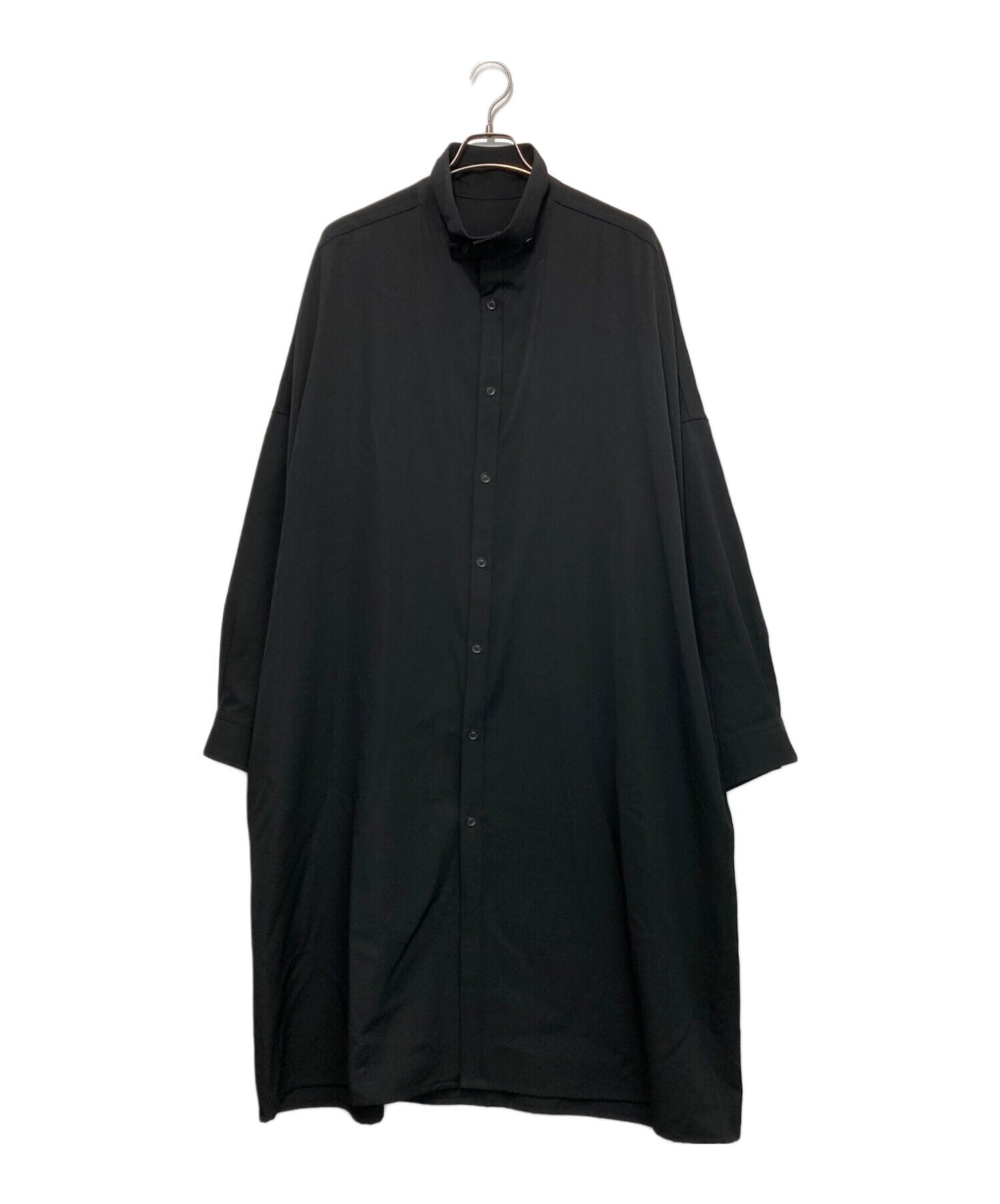 [Pre-owned] Yohji Yamamoto pour homme Long Blouse Wrinkled Gabardine HH-B22-100