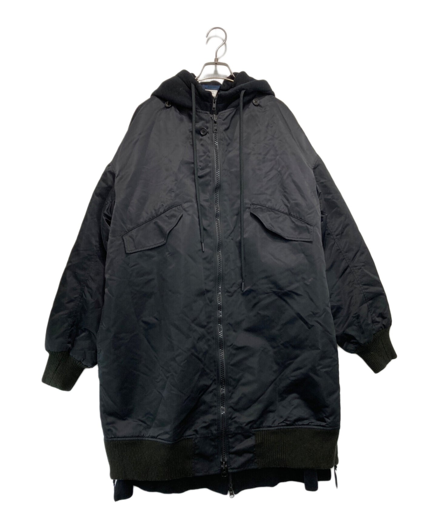 [Pre-owned] REGULATION Yohji Yamamoto Faux layered military coat FM-C52-800