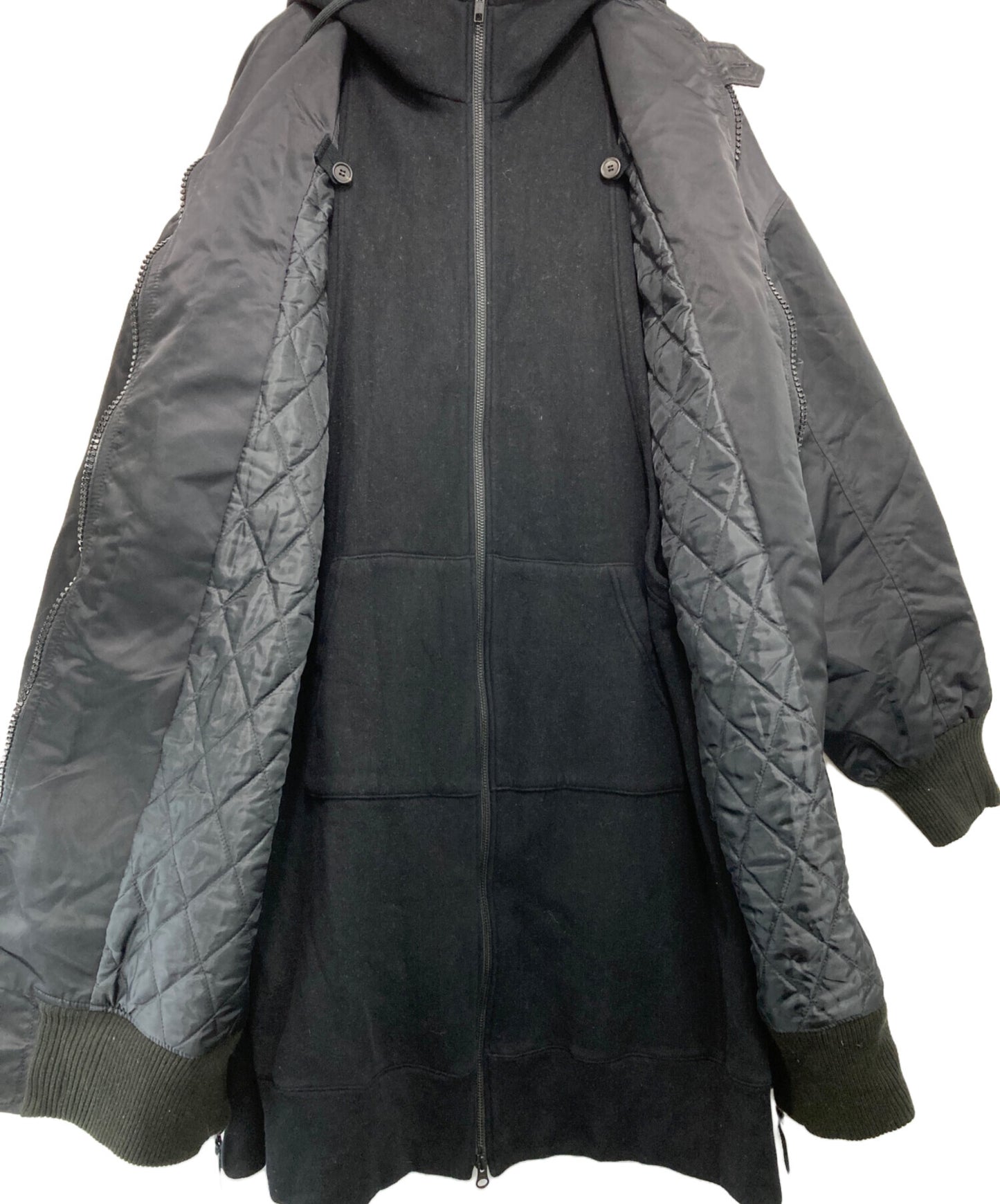 [Pre-owned] REGULATION Yohji Yamamoto Faux layered military coat FM-C52-800