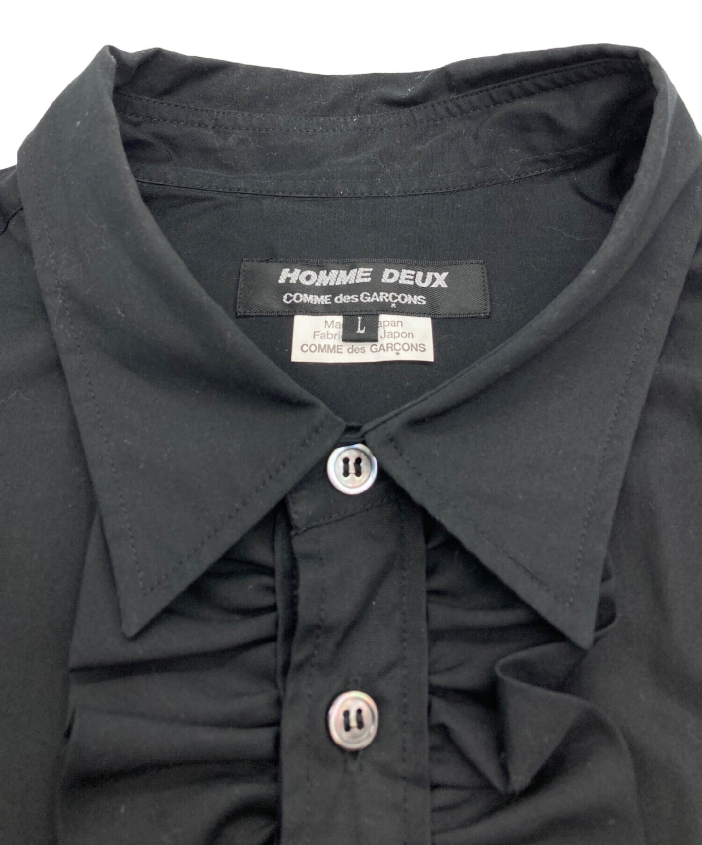 [Pre-owned] COMME des GARCONS HOMME DEUX frill shirt DB-B059