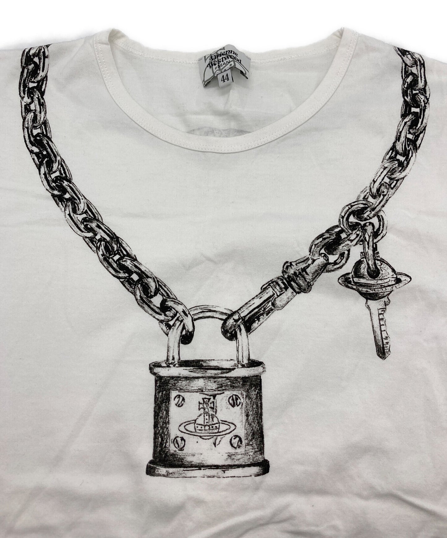 [Pre-owned] Vivienne Westwood man Necklace Printed T-shirt VW-LP-84596