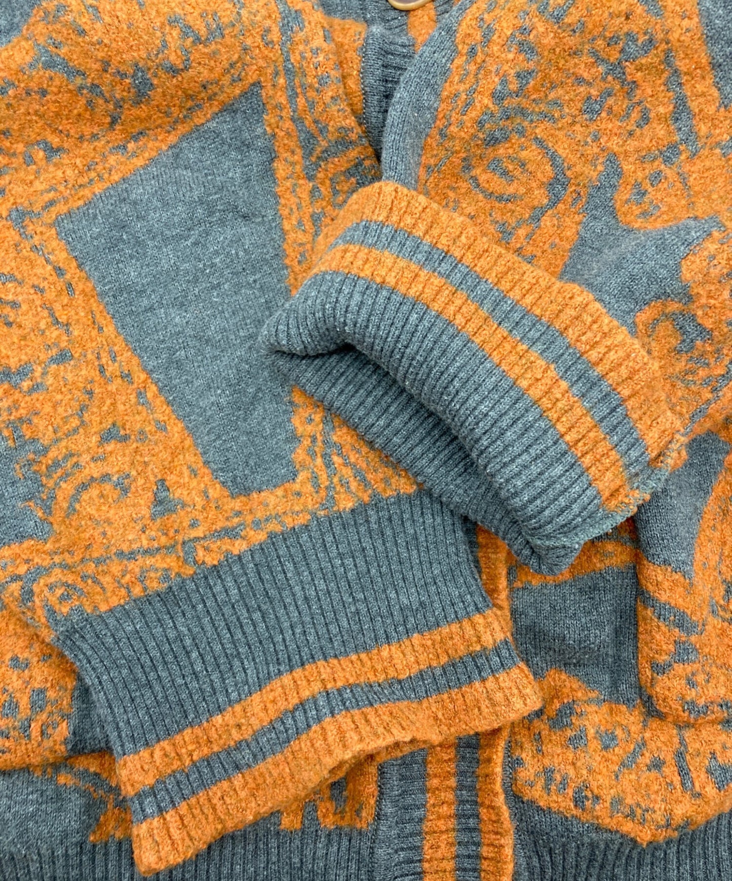 [Pre-owned] Vivienne Westwood RED LABEL Knit cardigan with all-over pattern 17-12-132010