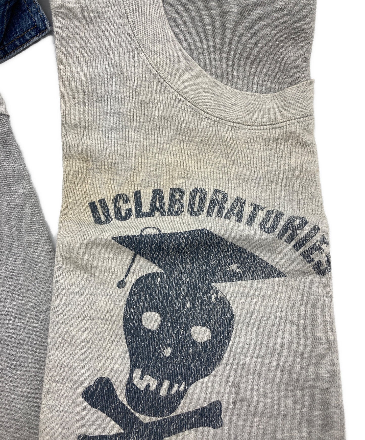 [Pre-owned] UNDERCOVERISM Denim-Switched Sweatpants E239-P8