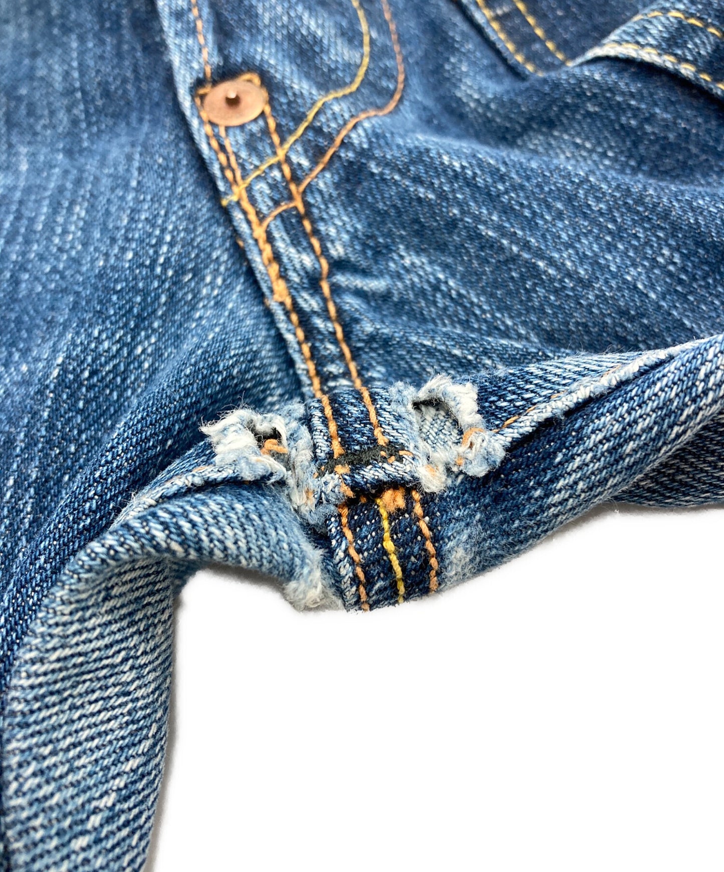 [Pre-owned] EVISU Double Knee Denim Pants LOT2022