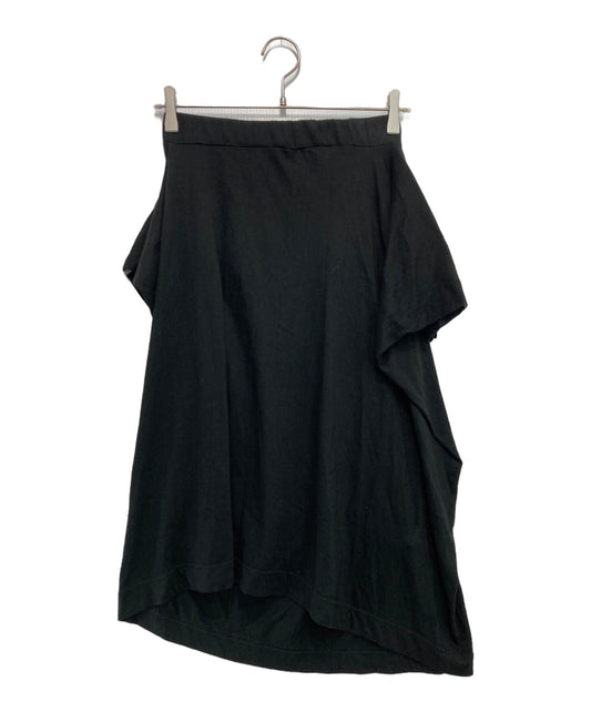 [Pre-owned] Y's Cut-off Logo Print Skirt YZ-T96-562