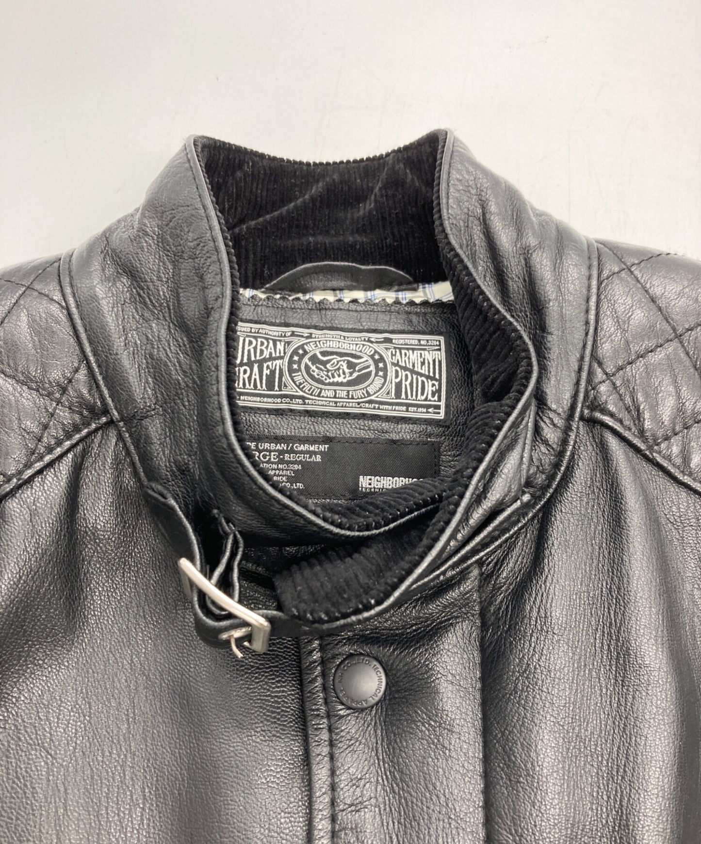 [Pre-owned] NEIGHBORHOOD leather jacket TM/GL-JKT