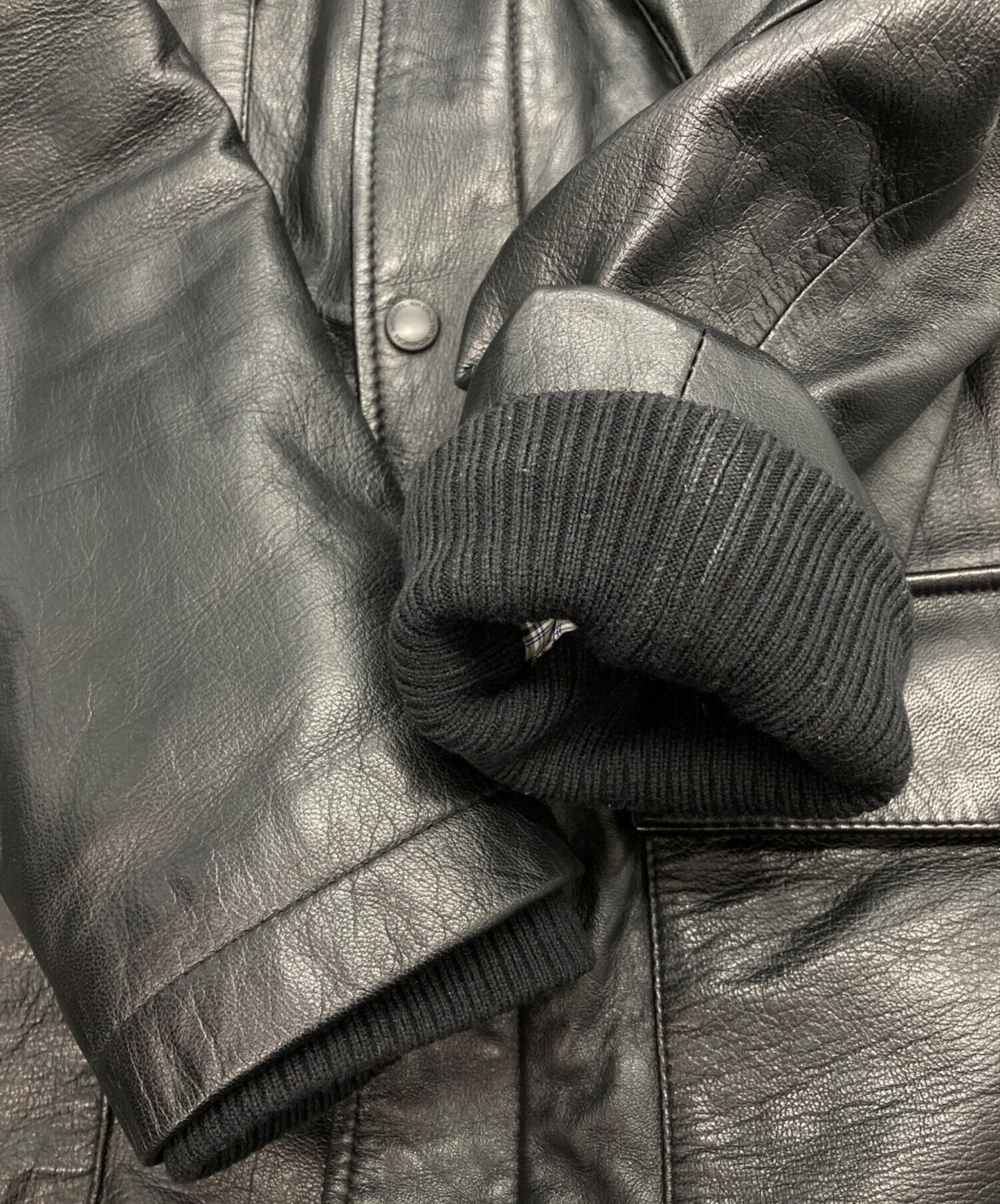 [Pre-owned] NEIGHBORHOOD leather jacket TM/GL-JKT