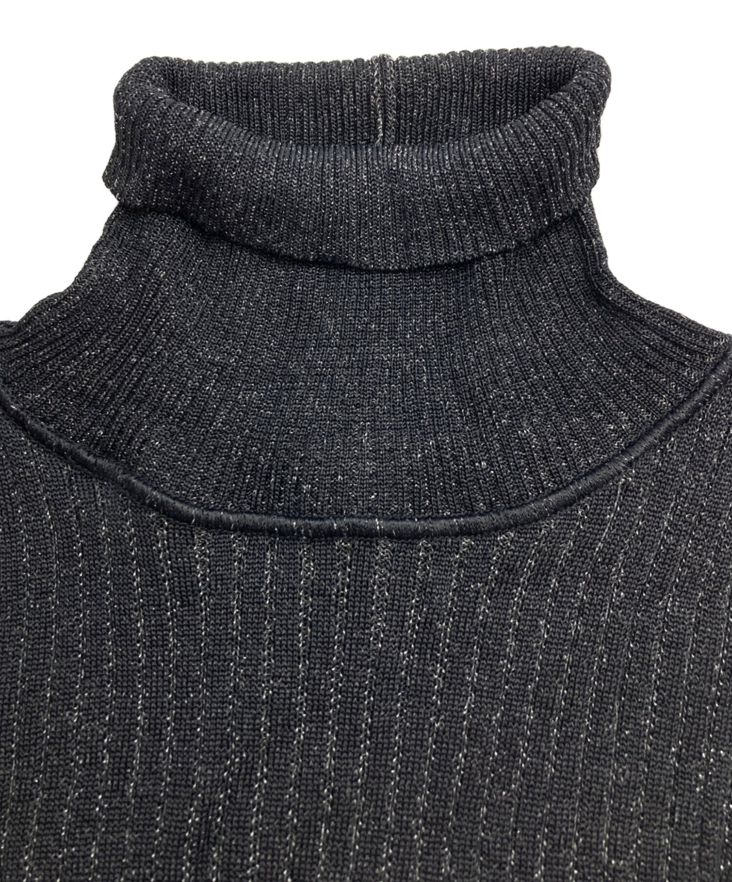 [Pre-owned] Jean Paul Gaultier FEMME Ribbed High Neck Knit