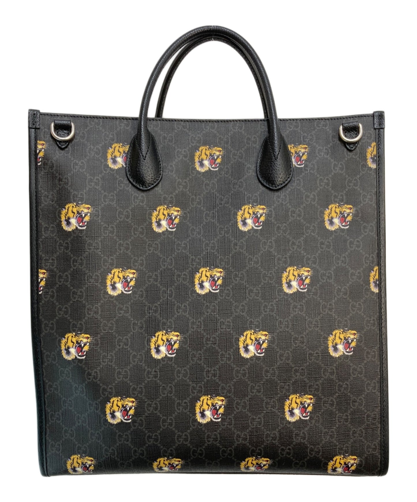 [Pre-owned] GUCCI Tiger GG Supreme 2WAY Tote Bag 674155