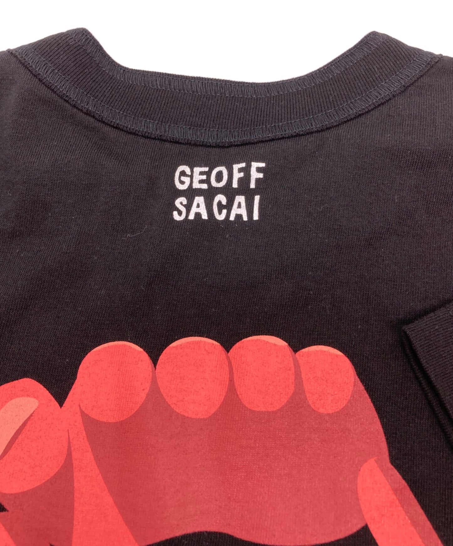 [Pre-owned] sacai geoff sacai by Geoff Mcfetridge Print T-Shirt by Geoff Mcfetridge Made in Japan 26-01121S