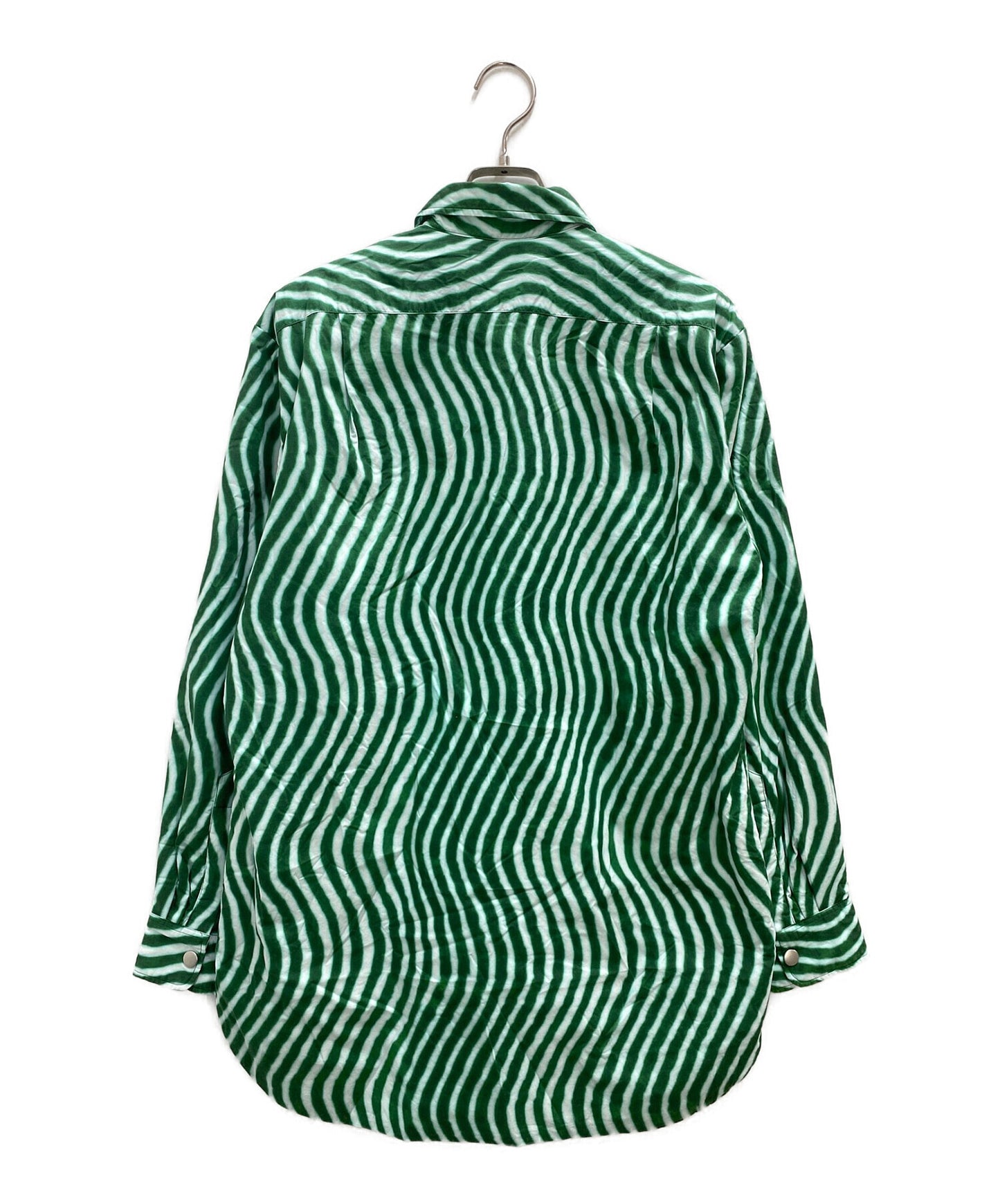 [Pre-owned] DRIES VAN NOTEN Oversized shirt with all-over pattern