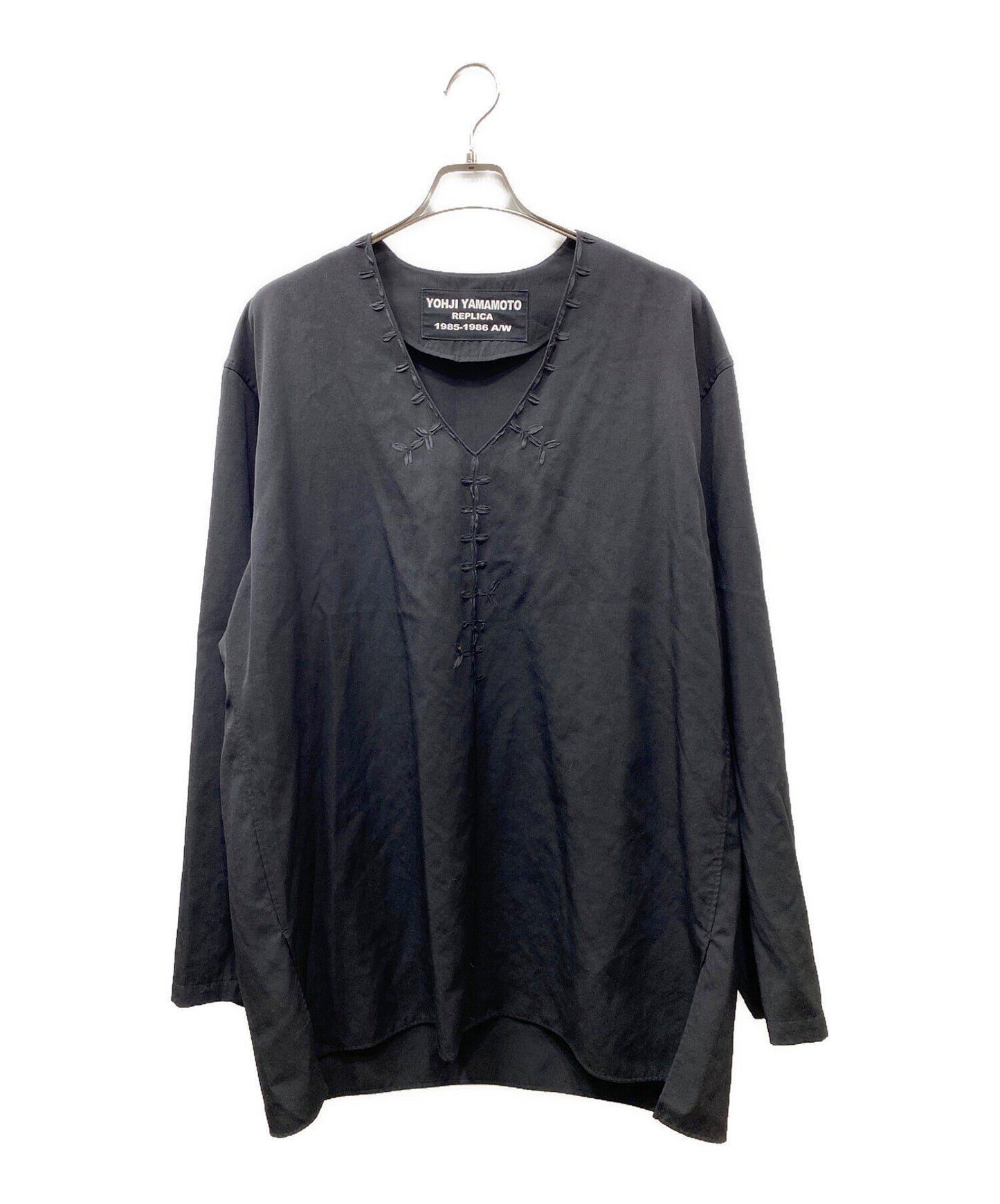 [Pre-owned] Yohji Yamamoto pour homme Embroidery Tunic Shirt HC-B12-102