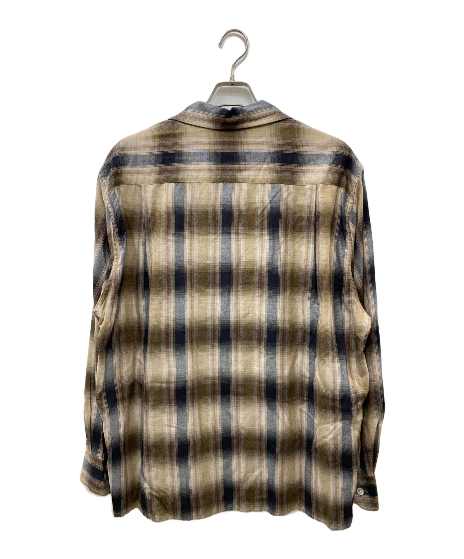 Pre-owned] WACKO MARIA OMBRE CHECK OPEN COLLAR SHIRT L/S TYPE-4 – Archive  Factory