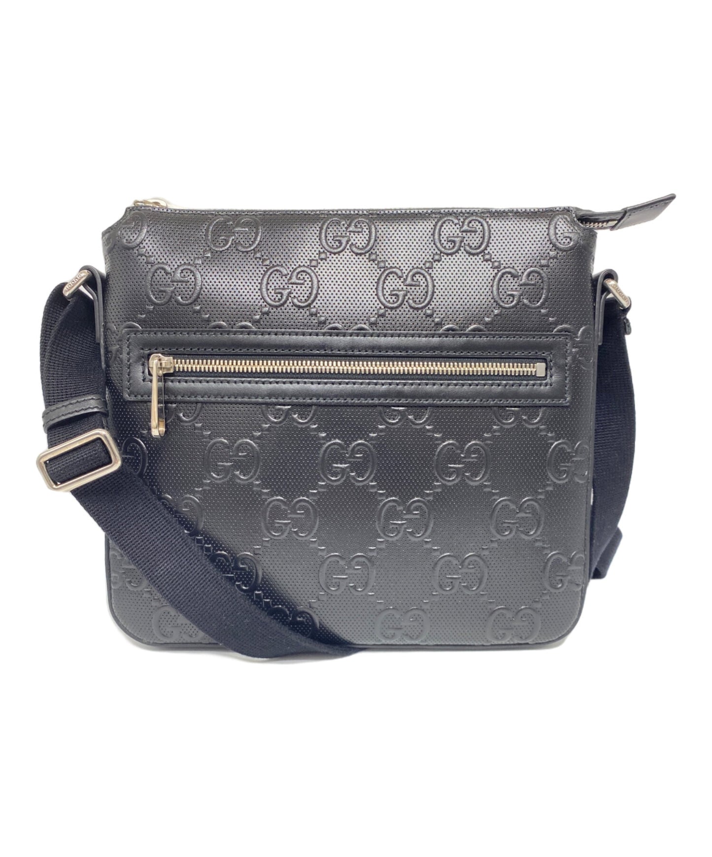 [Pre-owned] GUCCI Gucci Striped Leather Messenger Bag Shoulder Bag 406410