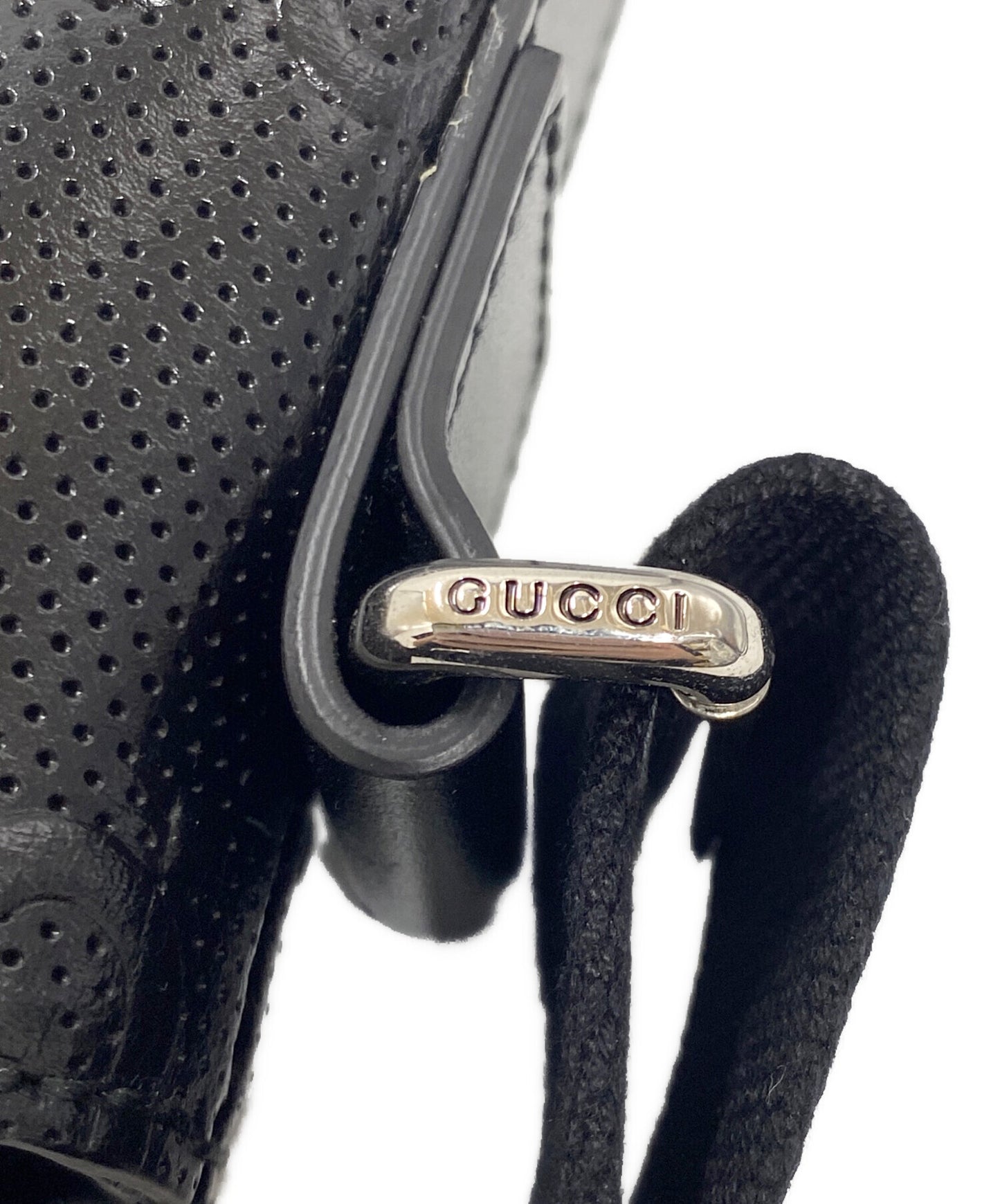 [Pre-owned] GUCCI Gucci Striped Leather Messenger Bag Shoulder Bag 406410