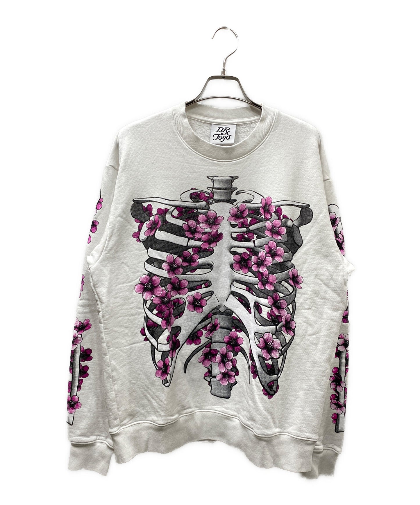 [Pre-owned] Dr.Romanelli Skull & Blossoms Print Sweatshirt