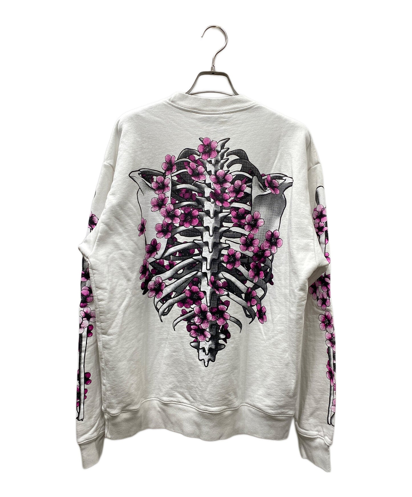 [Pre-owned] Dr.Romanelli Skull & Blossoms Print Sweatshirt