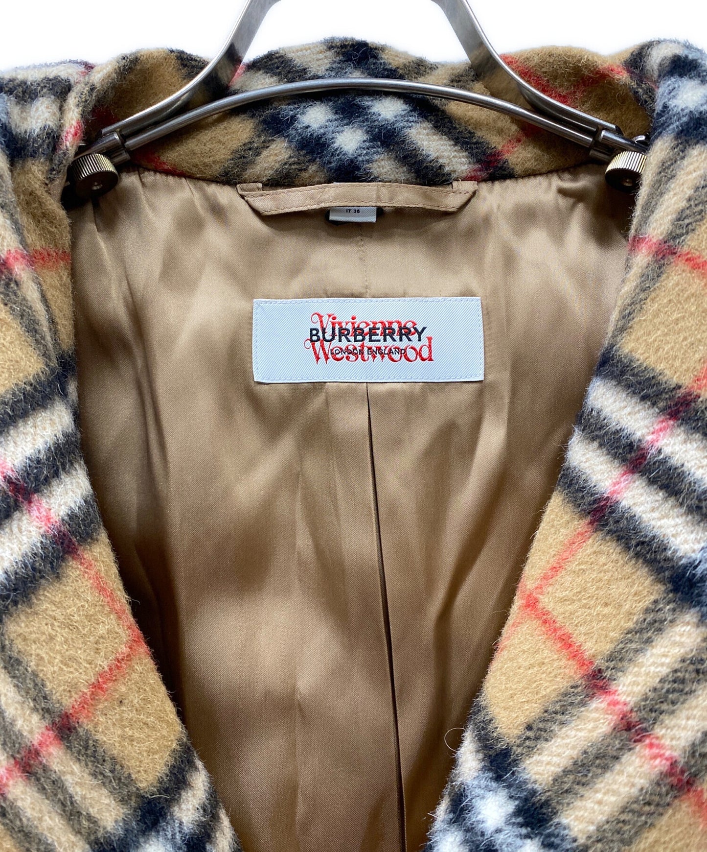 [Pre-owned] Vivienne Westwood Special Order Nova Plaid Wool Jacket 8010767