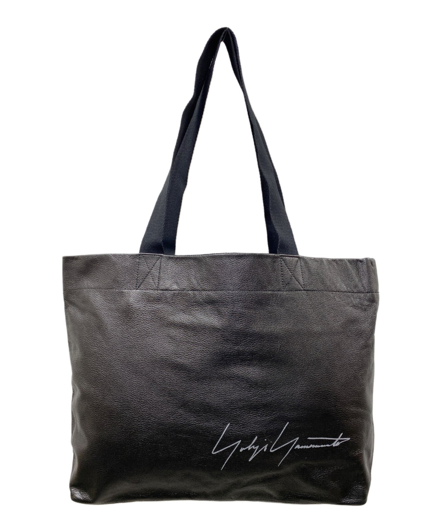 [Pre-owned] YOHJI YAMAMOTO NOVELTY LEATHER TOTE BAG