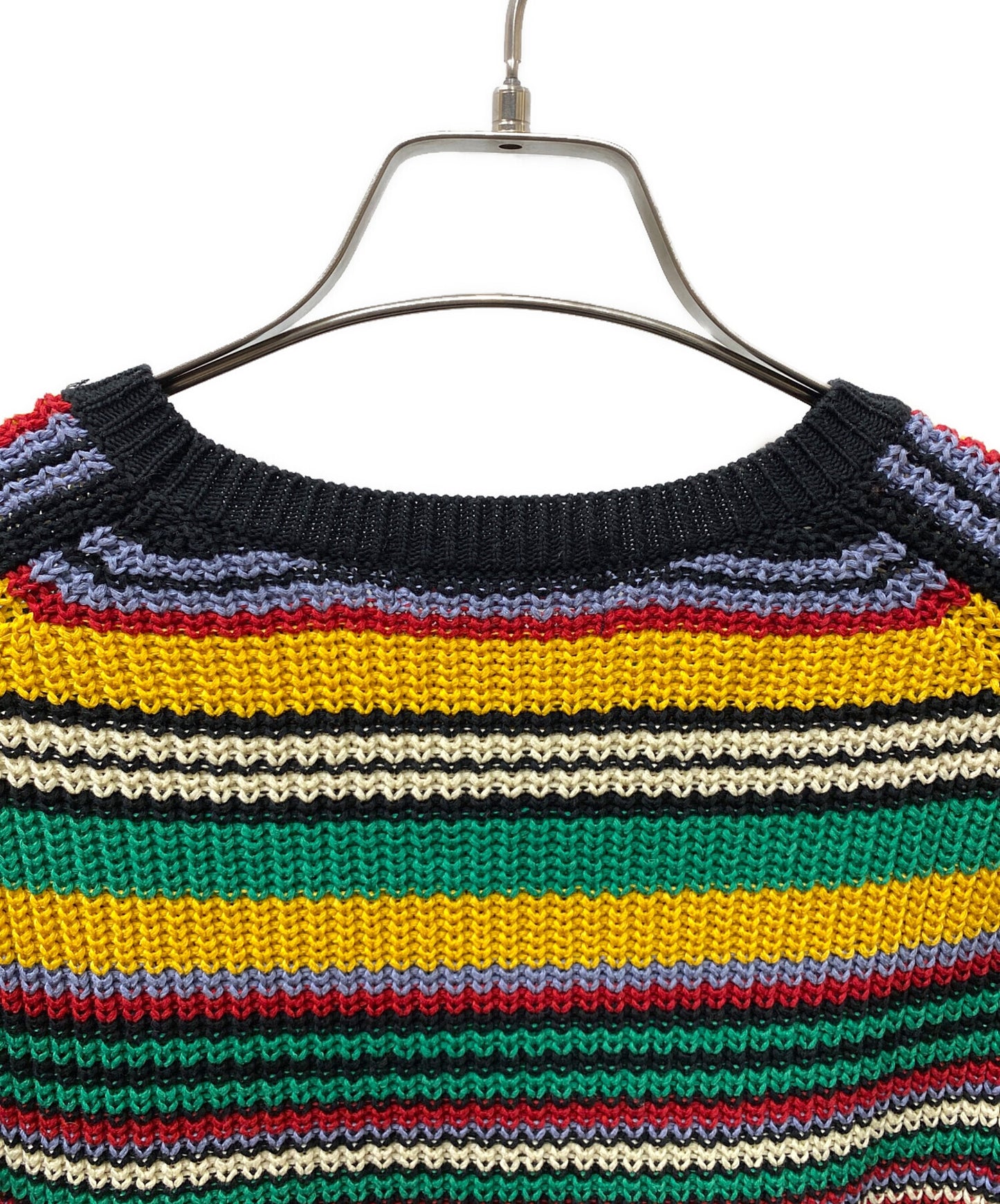 [Pre-owned] SUPREME 23AW Small Box Ribbed Sweater Striped knit