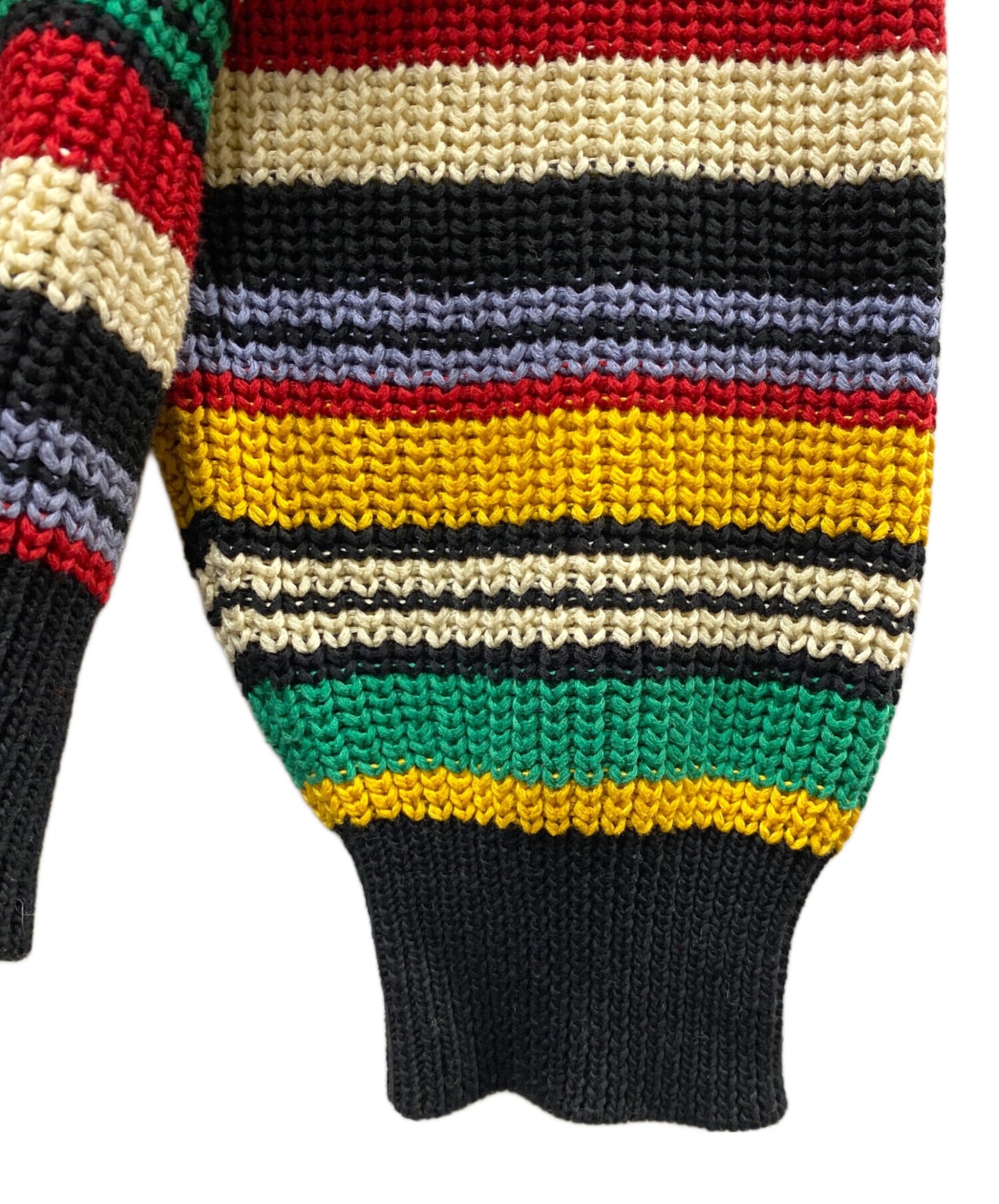 [Pre-owned] SUPREME 23AW Small Box Ribbed Sweater Striped knit