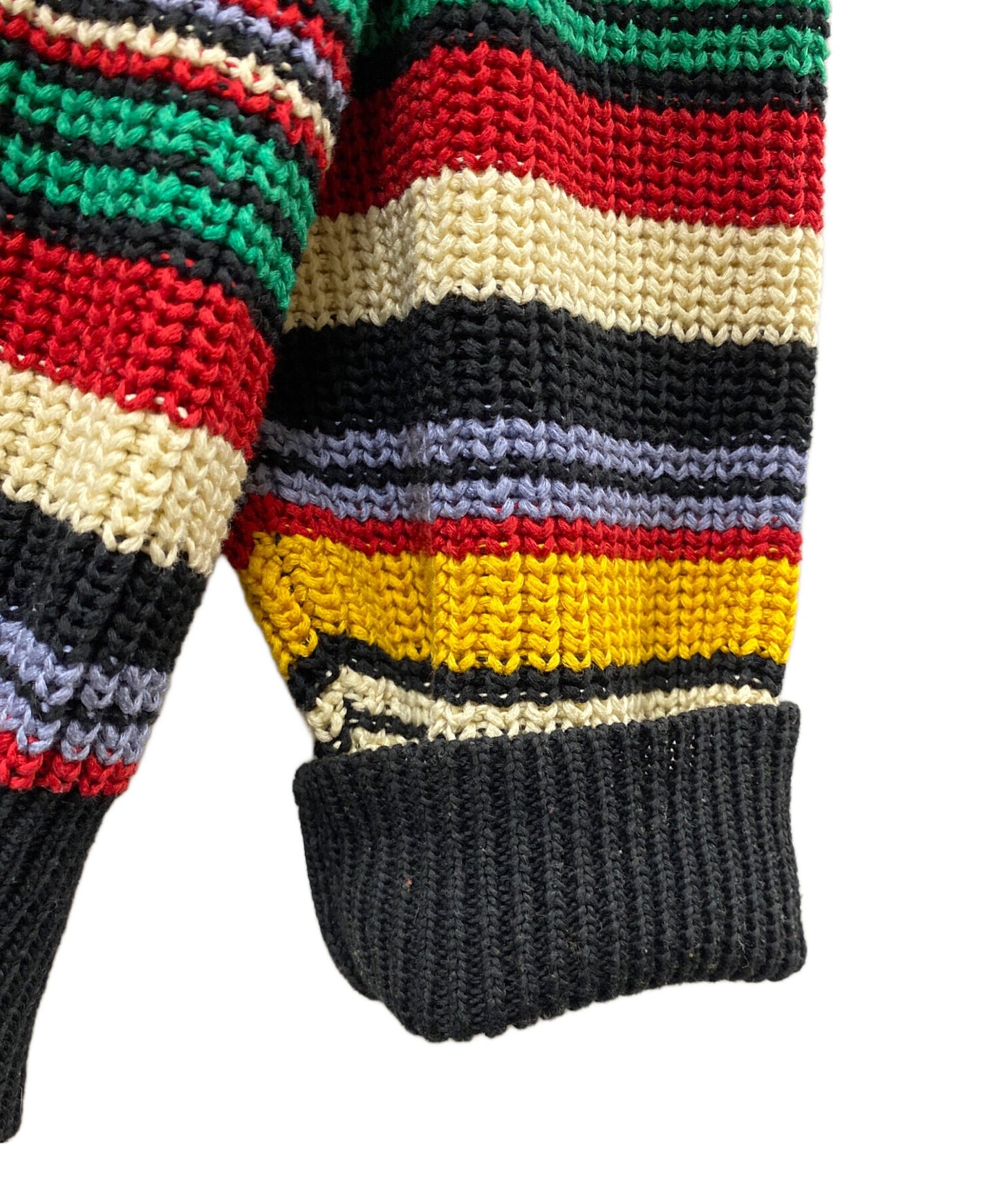 [Pre-owned] SUPREME 23AW Small Box Ribbed Sweater Striped knit