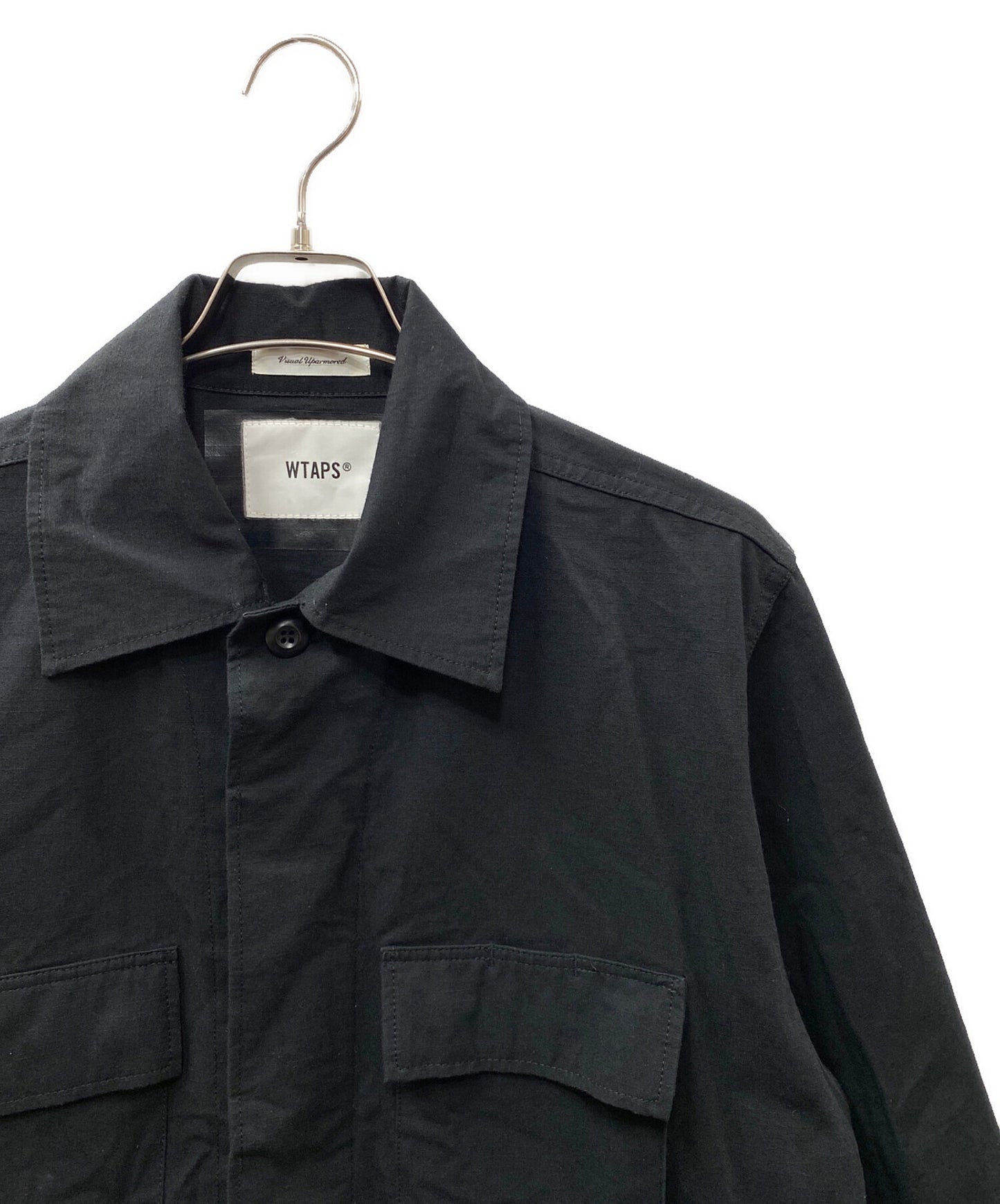 [Pre-owned] WTAPS WMILL-LS 01 SHIRT.NYCO.RIPSTOP ripstop military shirt jacket WVDT-SHM01