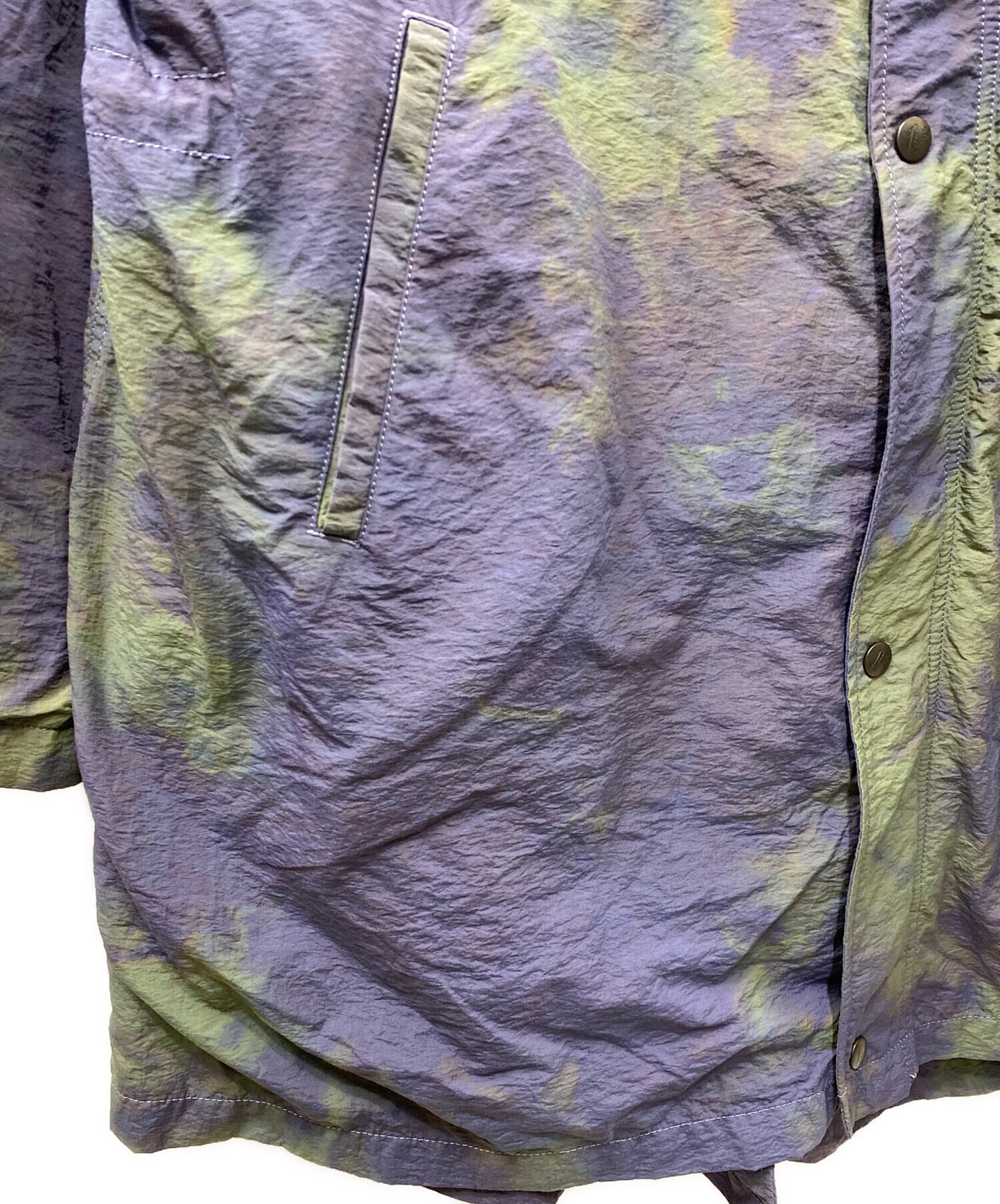 [Pre-owned] Needles 21AW C.P. Coat - Nylon Tussore Uneven Dye J0173