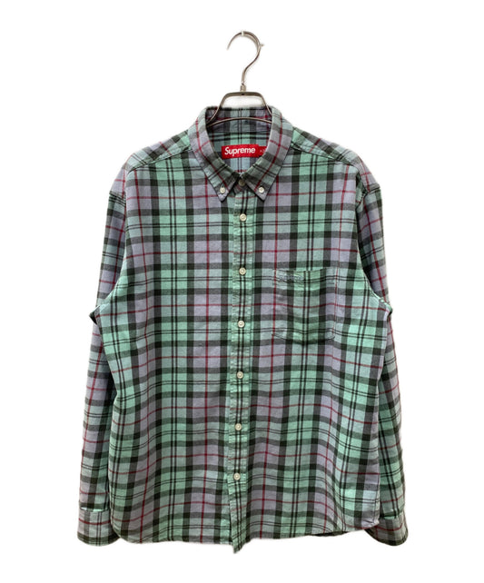 [Pre-owned] SUPREME 24FW Plaid Flannel Shirt