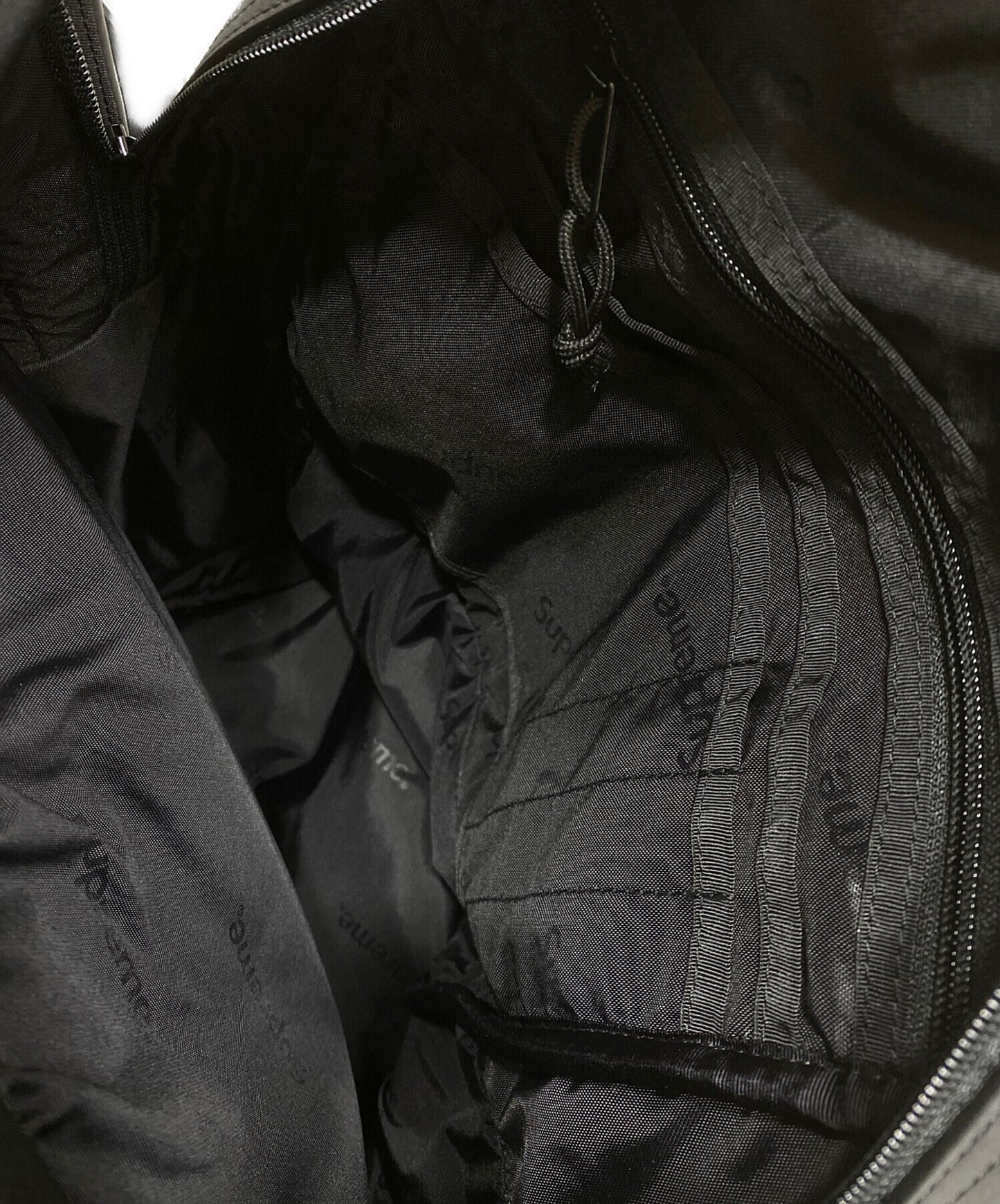 [Pre-owned] SUPREME 23AW LEATHER BACK PACK Backpack