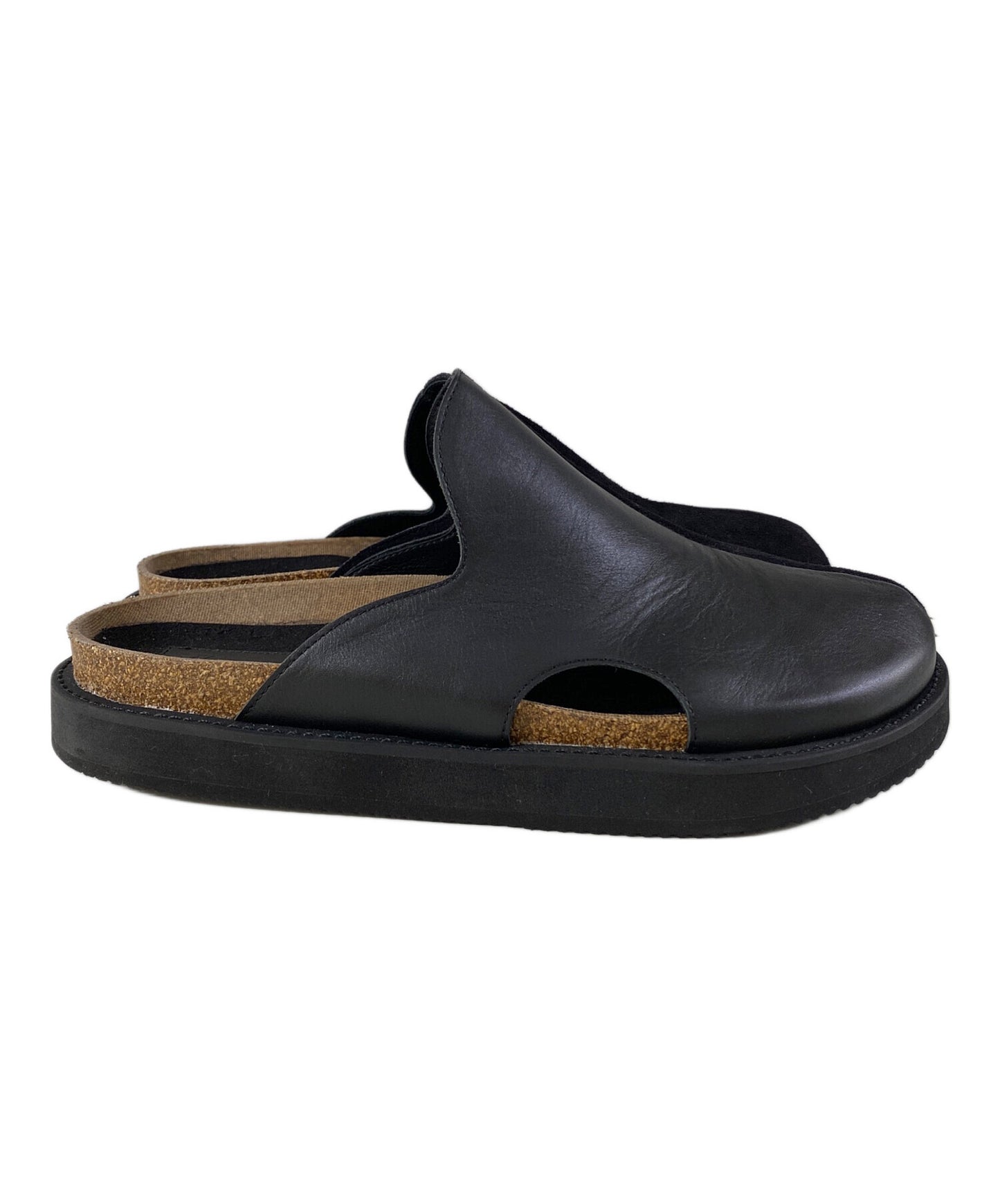 [Pre-owned] Y's panel sandals YZ-E41-731