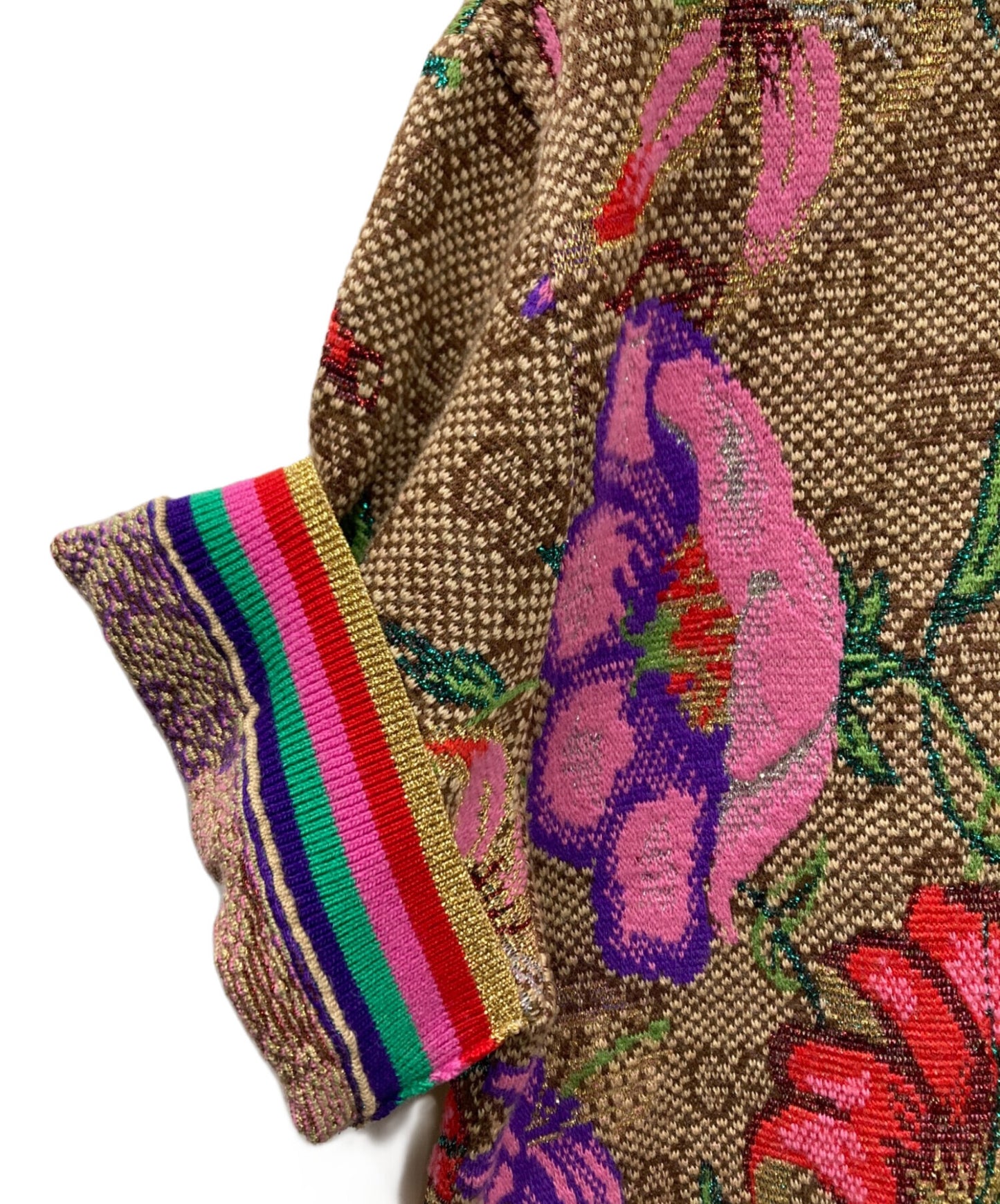 [Pre-owned] GUCCI FLORAL MONOGRAM T-SHIRT Knit T-shirt 606083 XKA7F