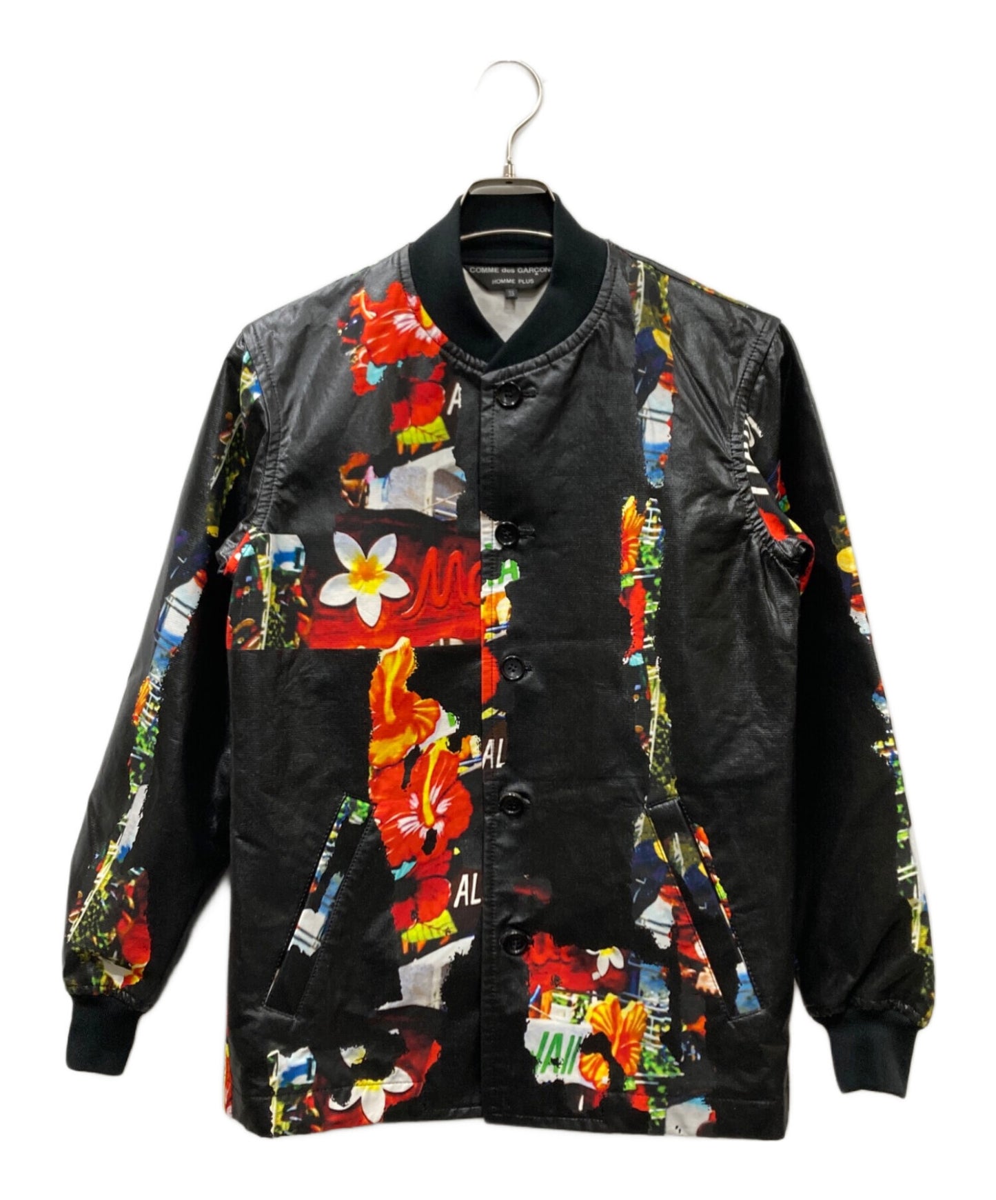 [Pre-owned] COMME des GARCONS HOMME PLUS RUBBER PRINT COACH JACKET Rubber Print Coach Jacket PE-J079