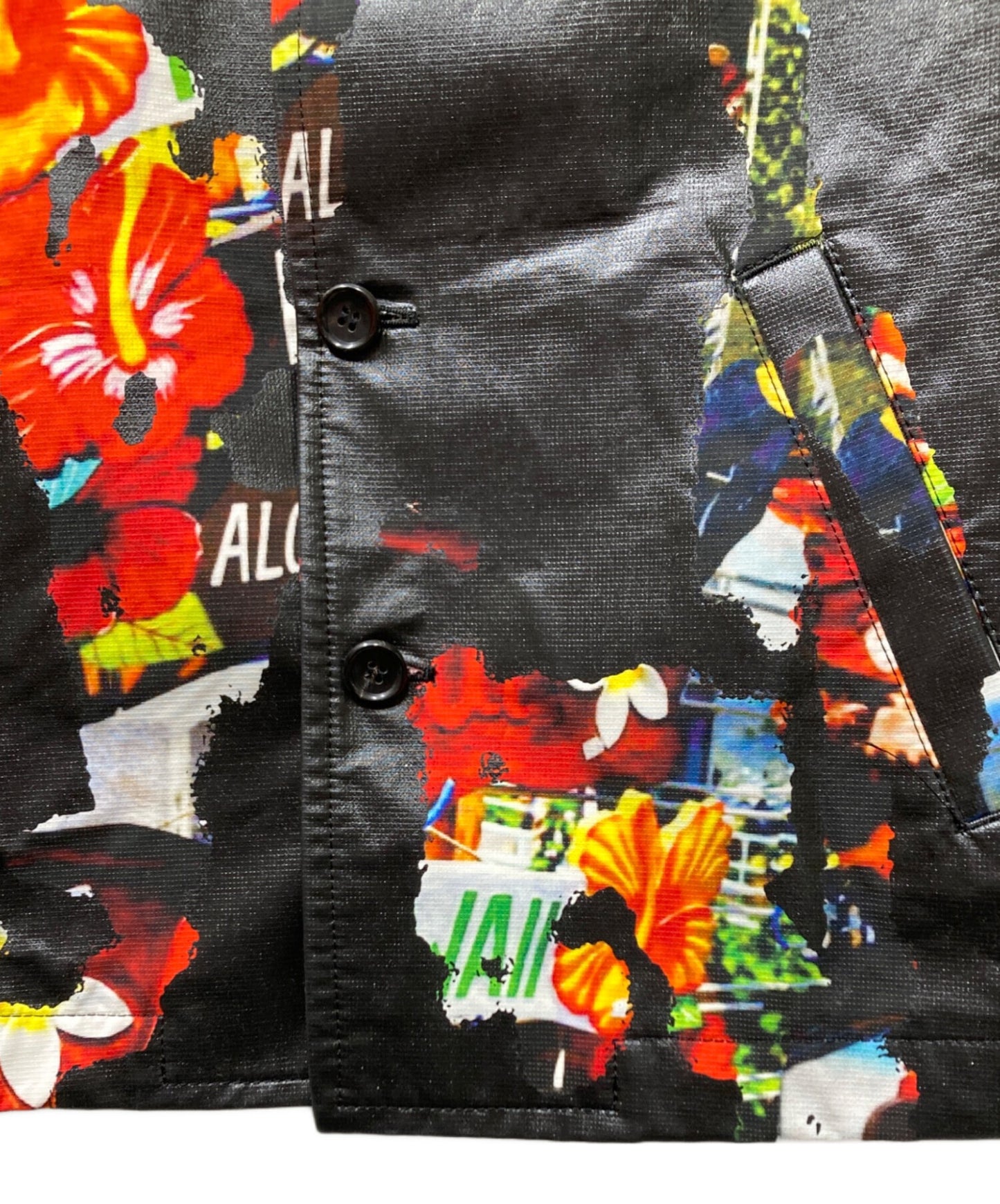 [Pre-owned] COMME des GARCONS HOMME PLUS RUBBER PRINT COACH JACKET Rubber Print Coach Jacket PE-J079