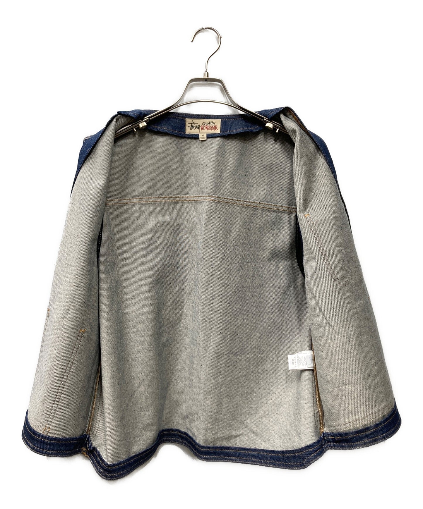 [Pre-owned] stussy Denim Work Vest Denim Vest 115591