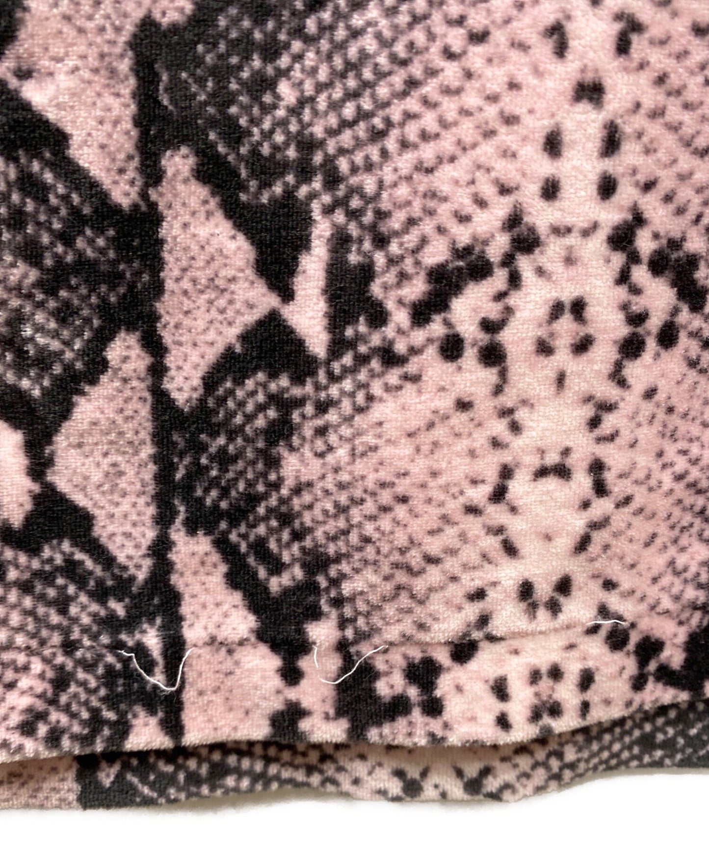 [Pre-owned] WACKO MARIA 22SS PYTHON VELOUR POLO SHIRT Python print polo shirt