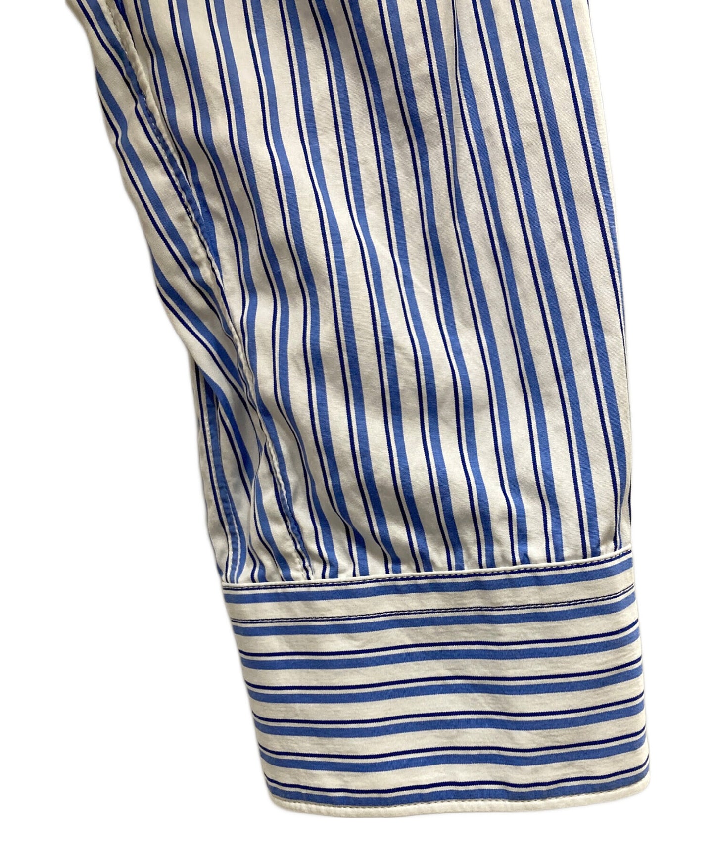 [Pre-owned] COMME des GARCONS SHIRT striped patchwork shirt FK-B005