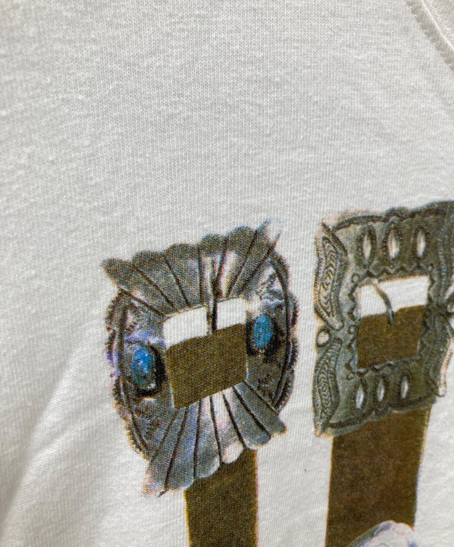 [Pre-owned] KAPITAL Curtain Concho Print T-Shirt EK-1609SC