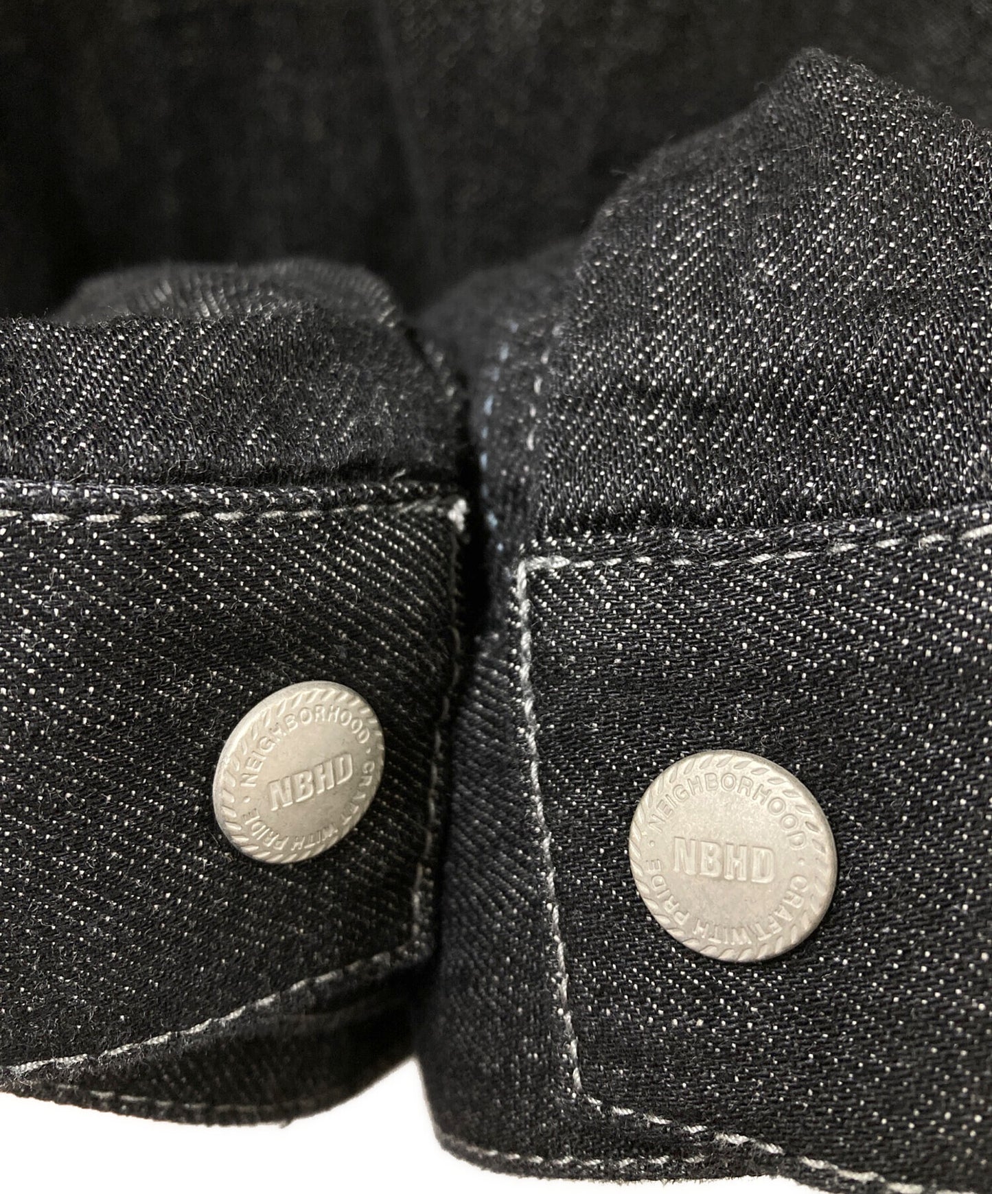[Pre-owned] NEIGHBORHOOD WASHED LW DENIM ZIP JACKET 251SPNH-JKM01