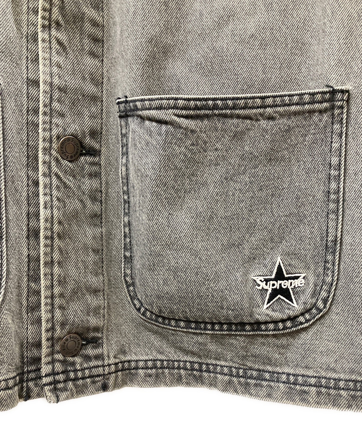 [Pre-owned] SUPREME 22SS Denim Chore Coat Denim Jacket