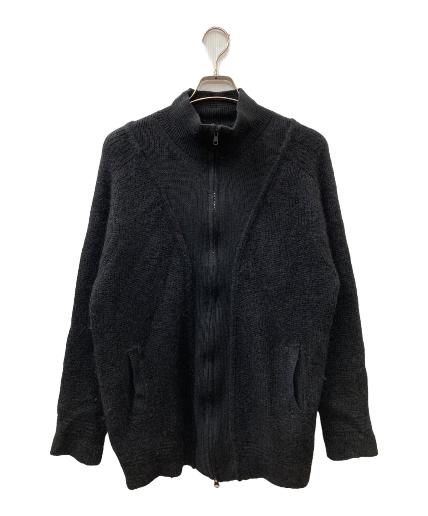[Pre-owned] Yohji Yamamoto pour homme Wool nylon knit zip jacket HP-K41-194