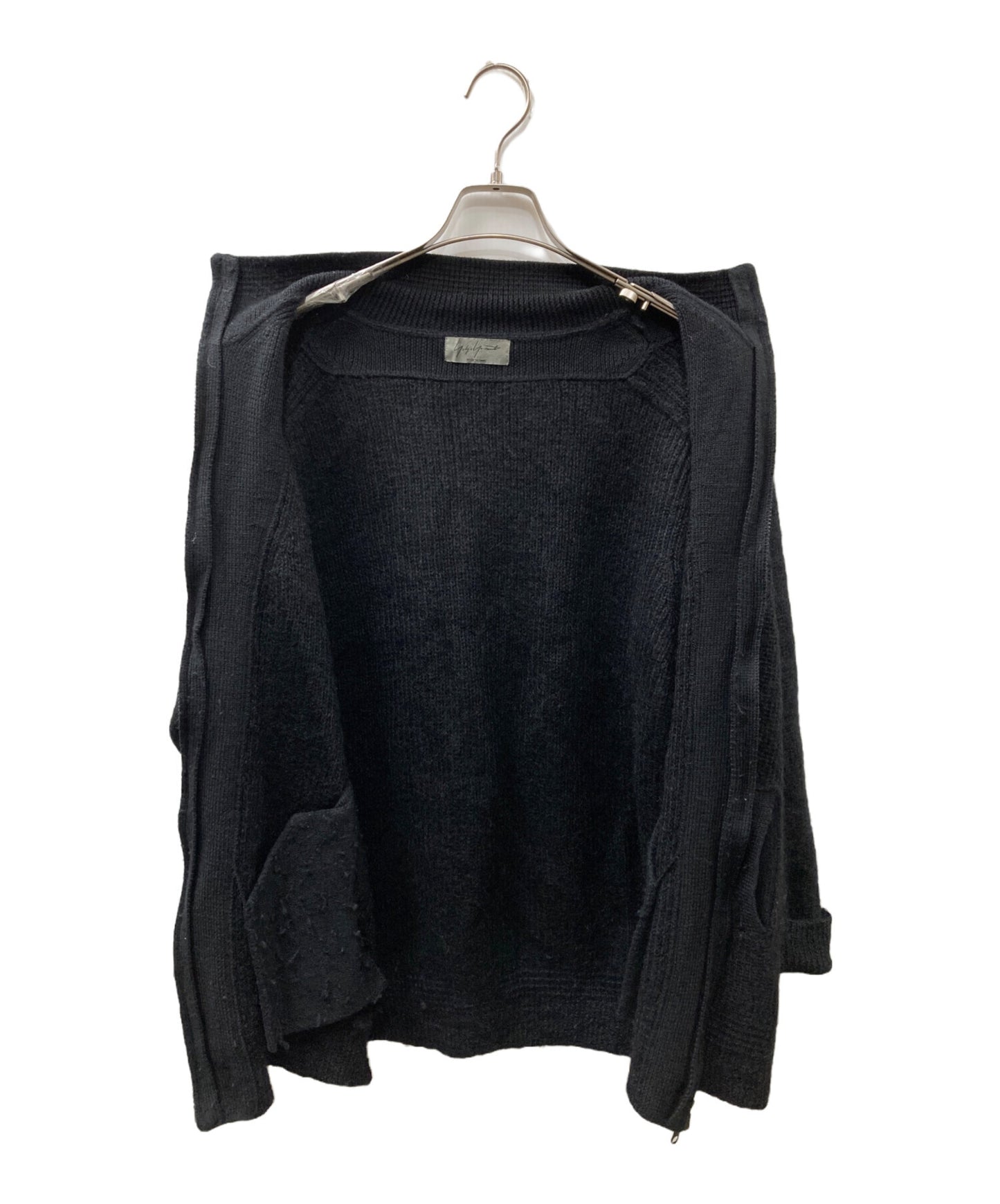 [Pre-owned] Yohji Yamamoto pour homme Wool nylon knit zip jacket HP-K41-194