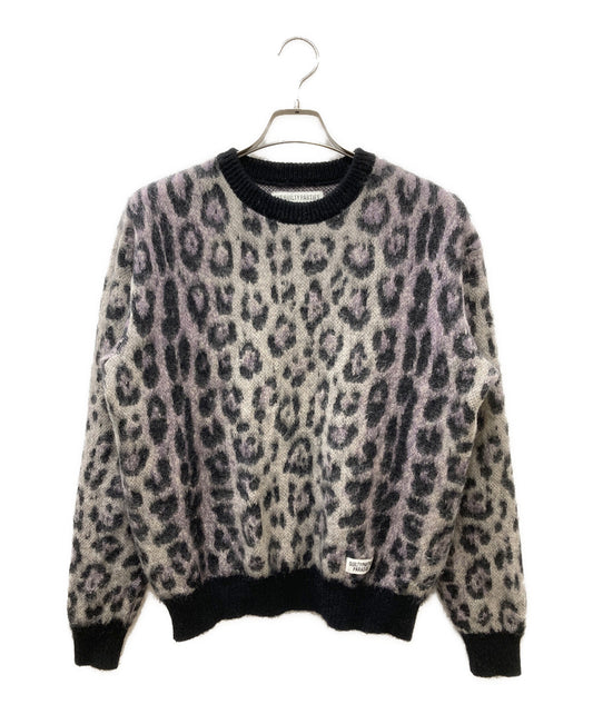 [Pre-owned] WACKO MARIA 18AW LEOPARD MOHAIR CARDIGAN Knit