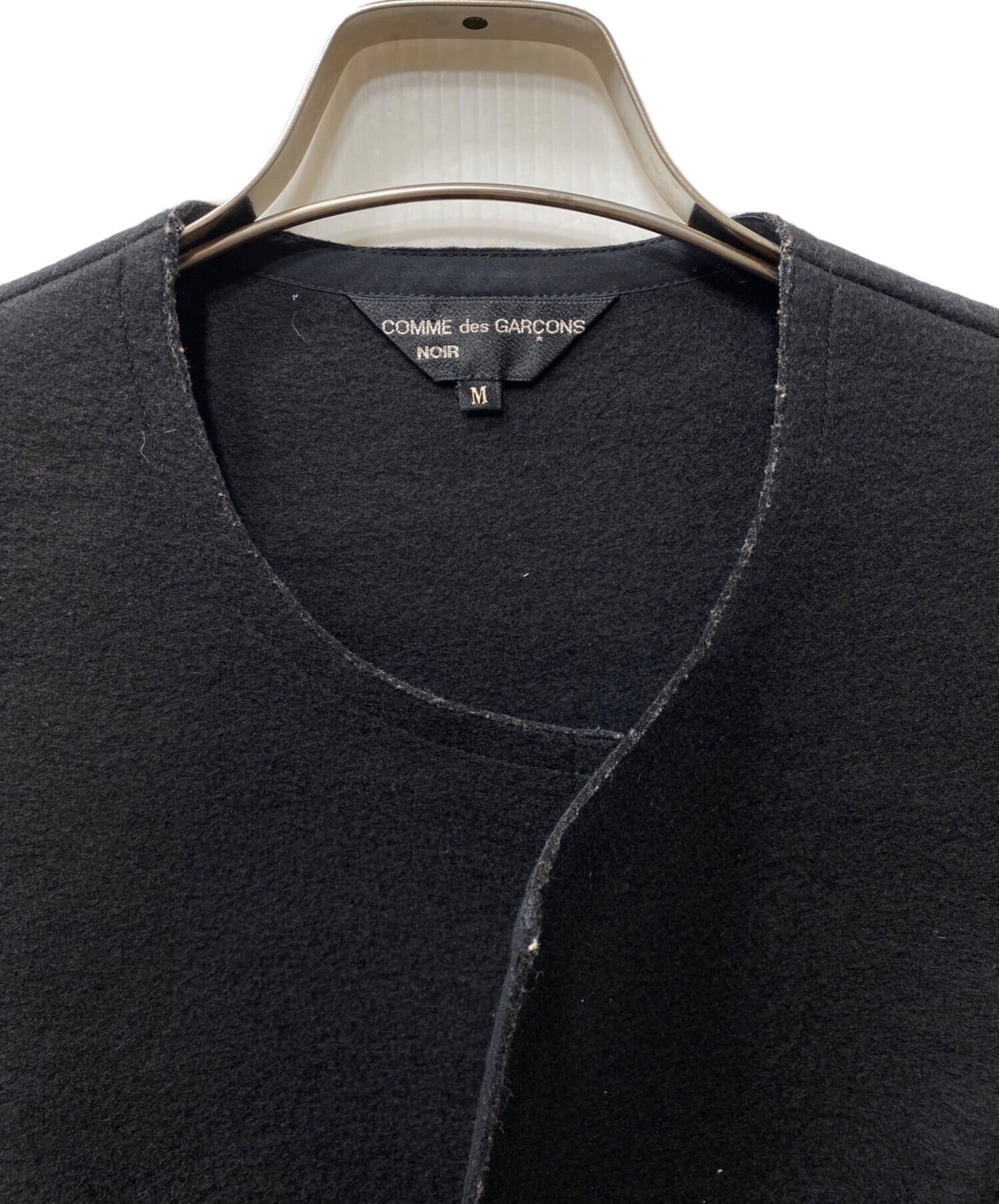 [Pre-owned] COMME des GARCONS NOIR Pullover side zip design wool vest AB-15002M