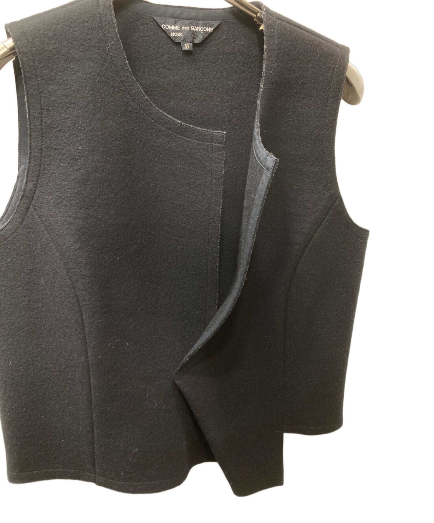 [Pre-owned] COMME des GARCONS NOIR Pullover side zip design wool vest AB-15002M