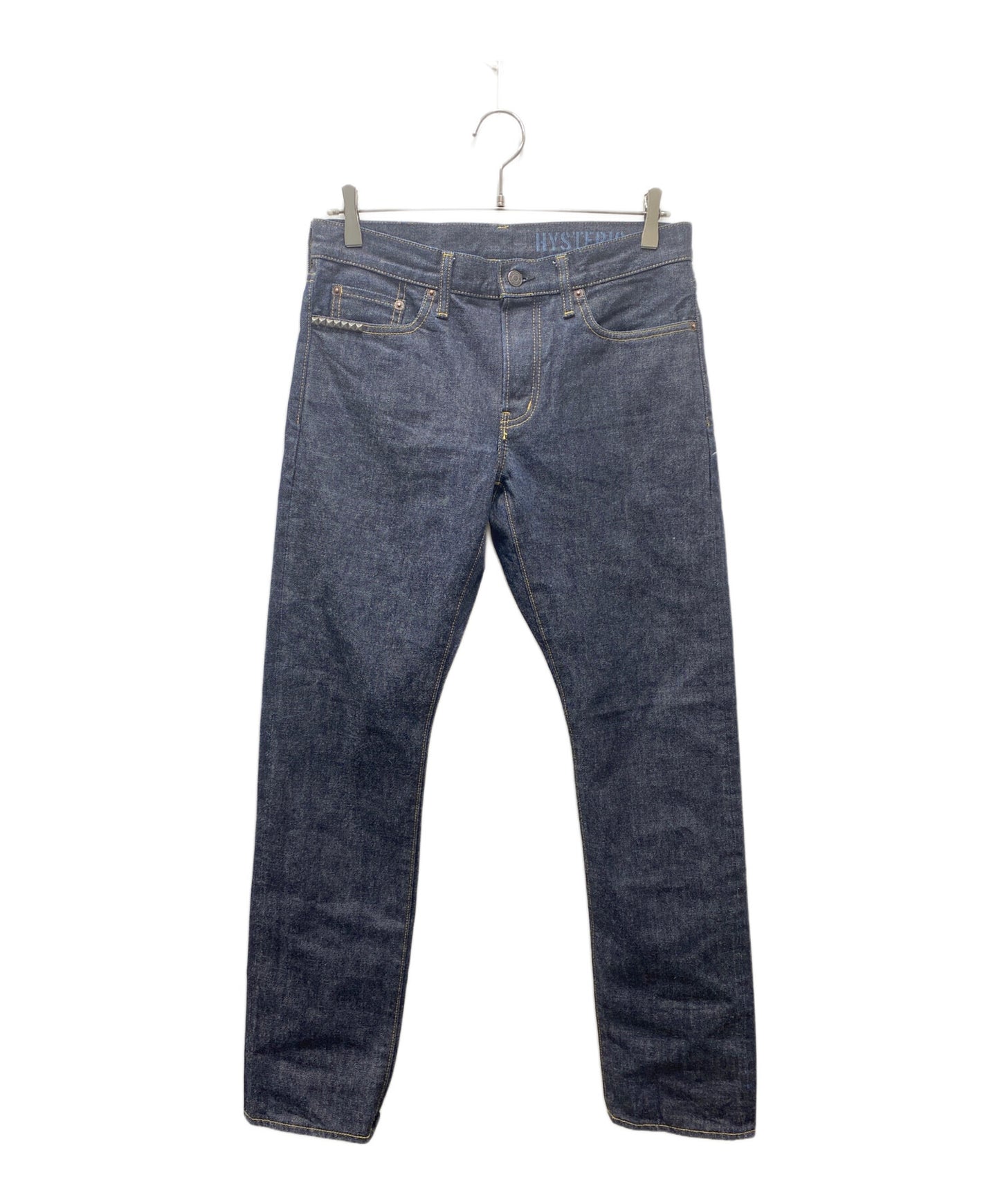[Pre-owned] Hysteric Glamour Studded slim straight denim pants 02261AP01