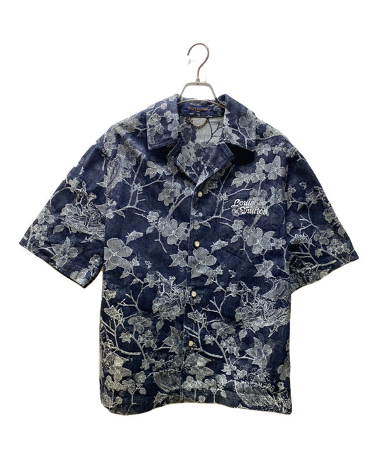 [Pre-owned] LOUIS VUITTON Denim Jacquard Short Sleeve Shirt RM242MM LJG HRS25W