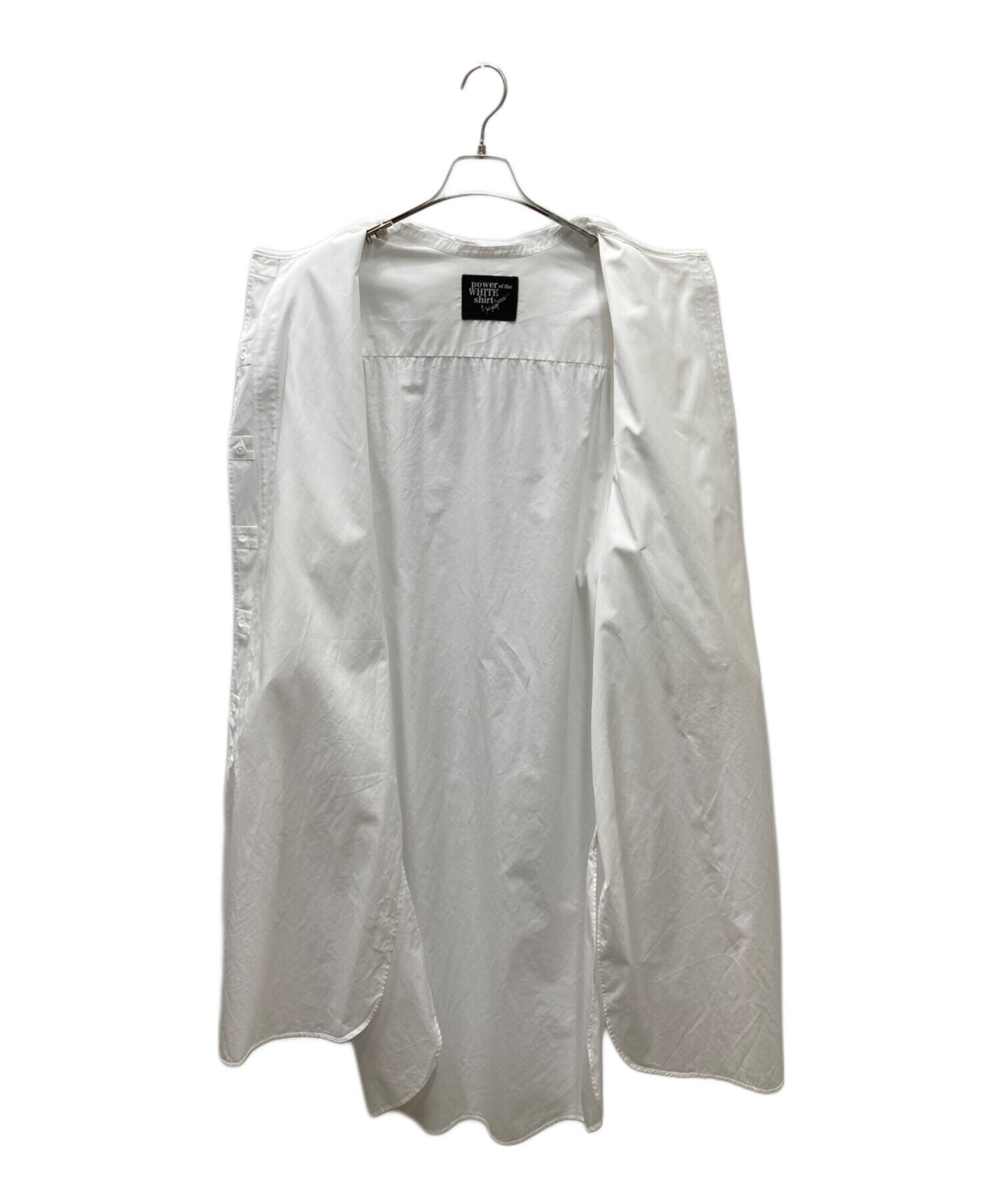 [Pre-owned] YOHJI YAMAMOTO WA.T BROAD K-PLEATS PATCH BIG B Pleated Patch Big Shirt PE-B76-095
